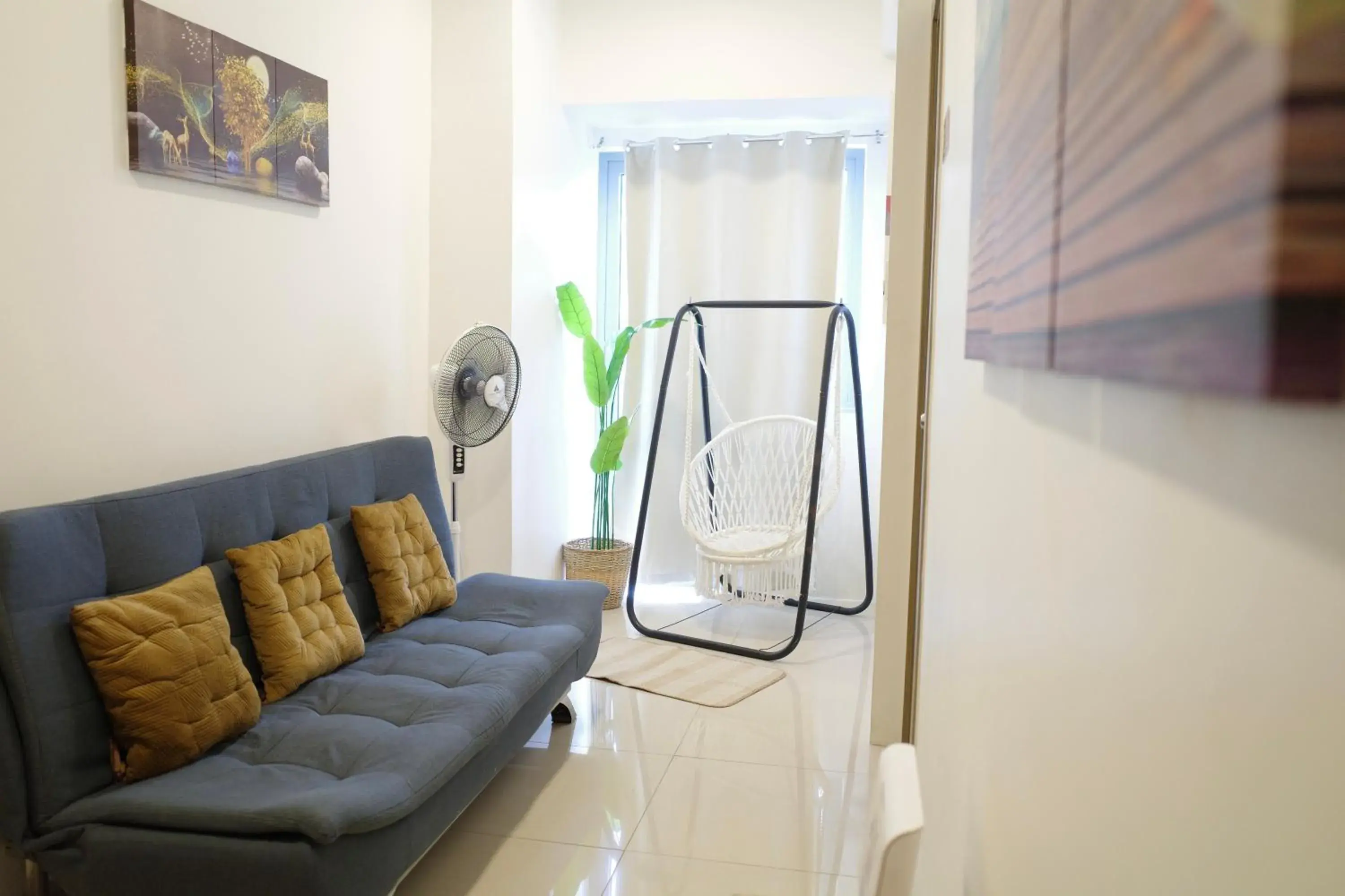 Living room in KDstays - Fame Residences Living room in KDstays - Fame Residences