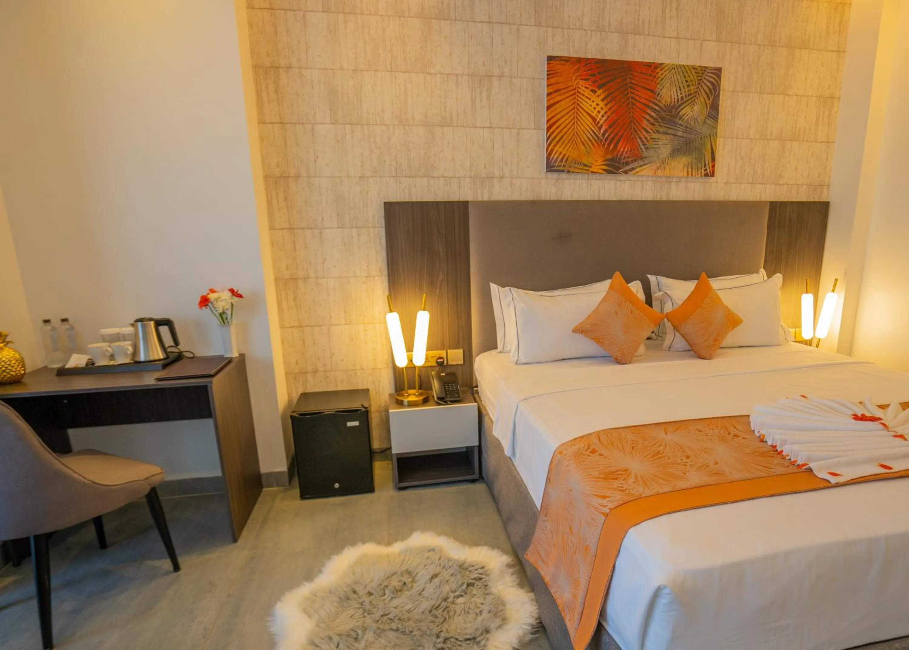 Bed in Baraka Tower Hotel