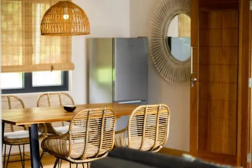 Kitchen or kitchenette in Anse Boudin Chalets