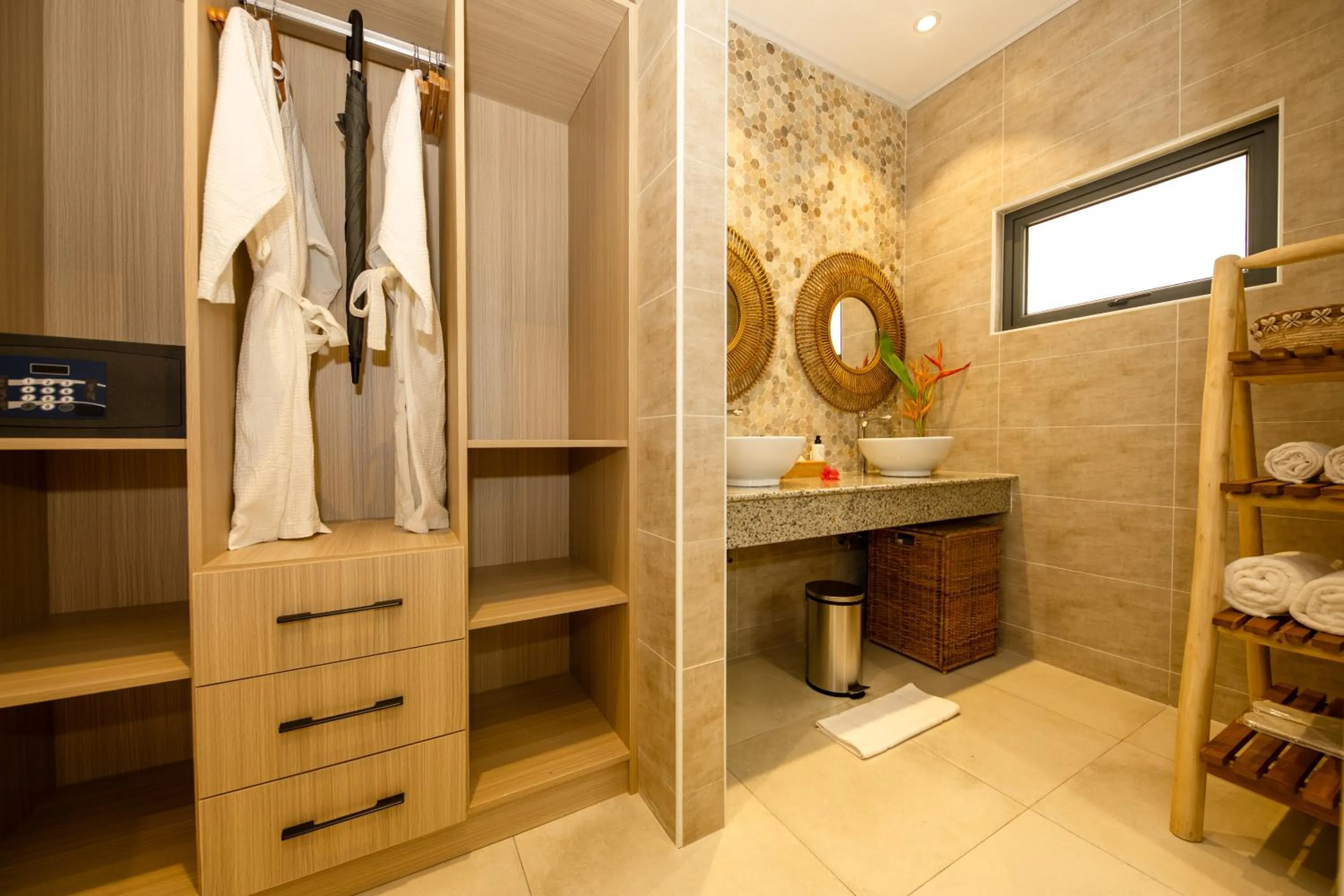 Bathroom in Anse Boudin Chalets