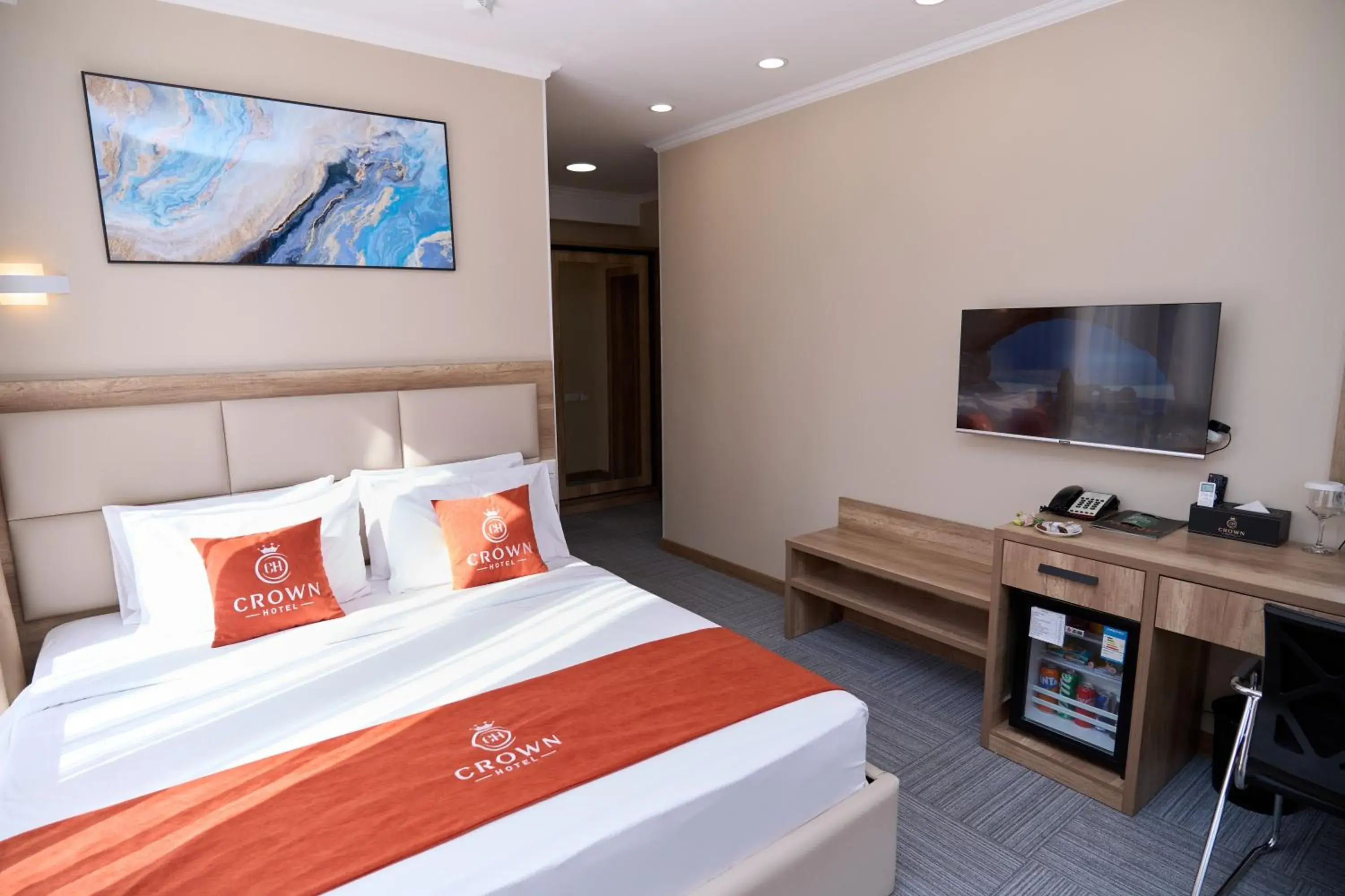 Bed in Crown Hotel Bed in Crown Hotel