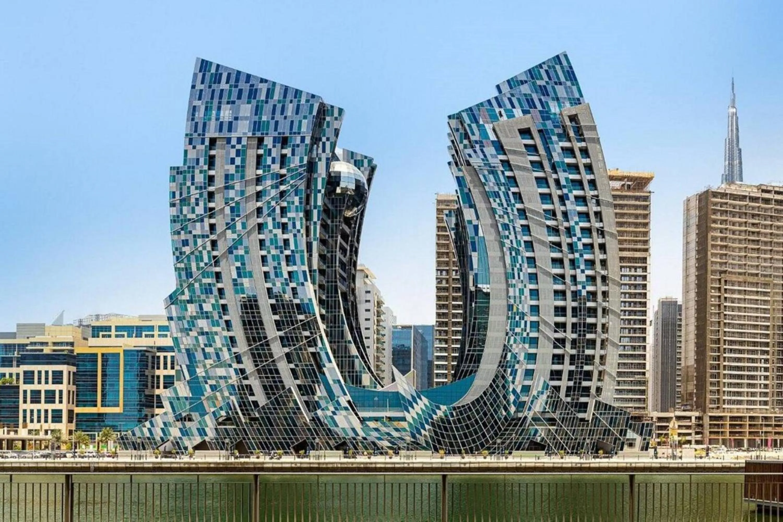 Property building in GLOBALSTAY J One Tower Apartments at Pearl of UAE