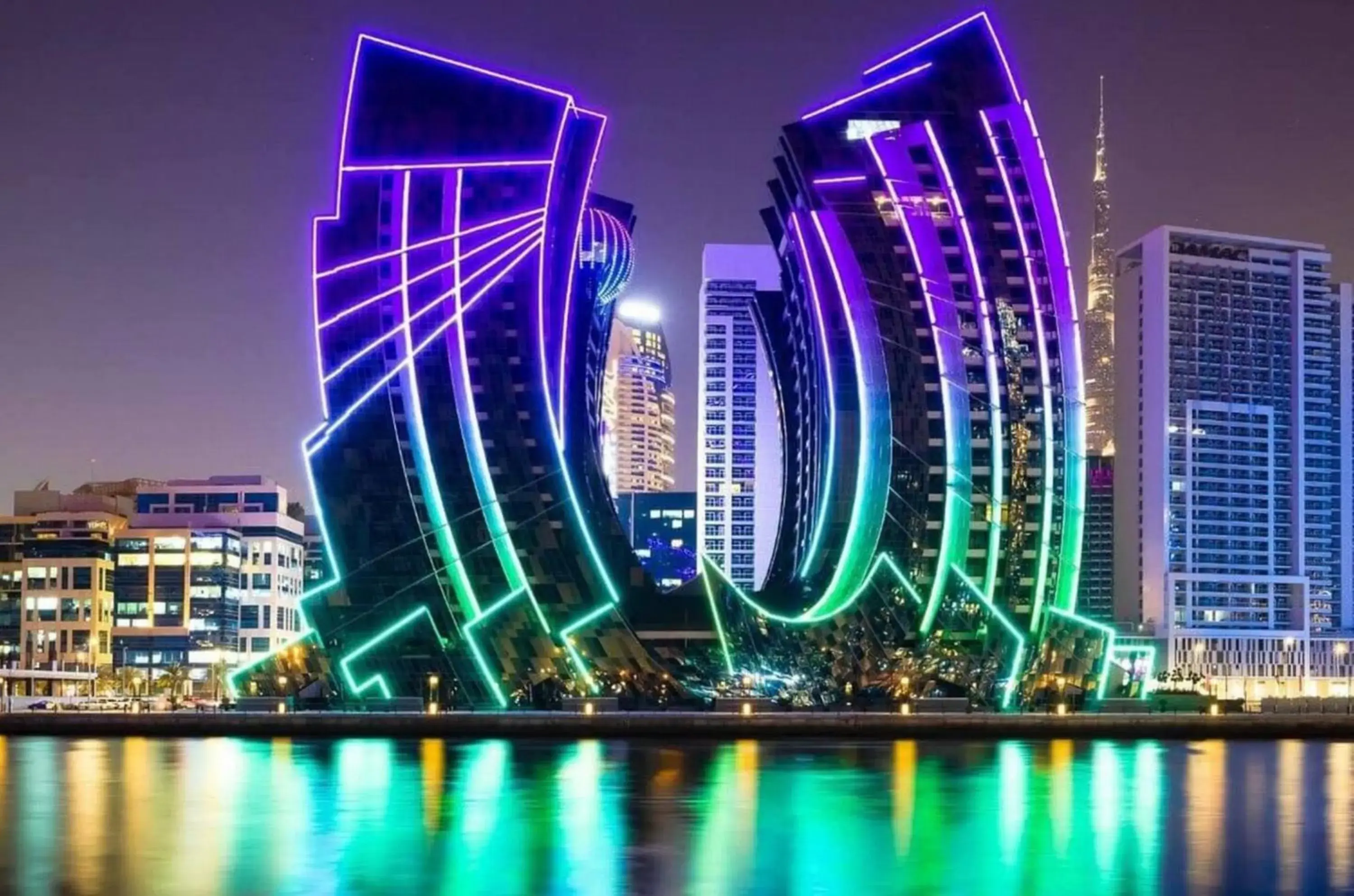 Property building in GLOBALSTAY J One Tower Apartments at Pearl of UAE Property building in GLOBALSTAY J One Tower Apartments at Pearl of UAE