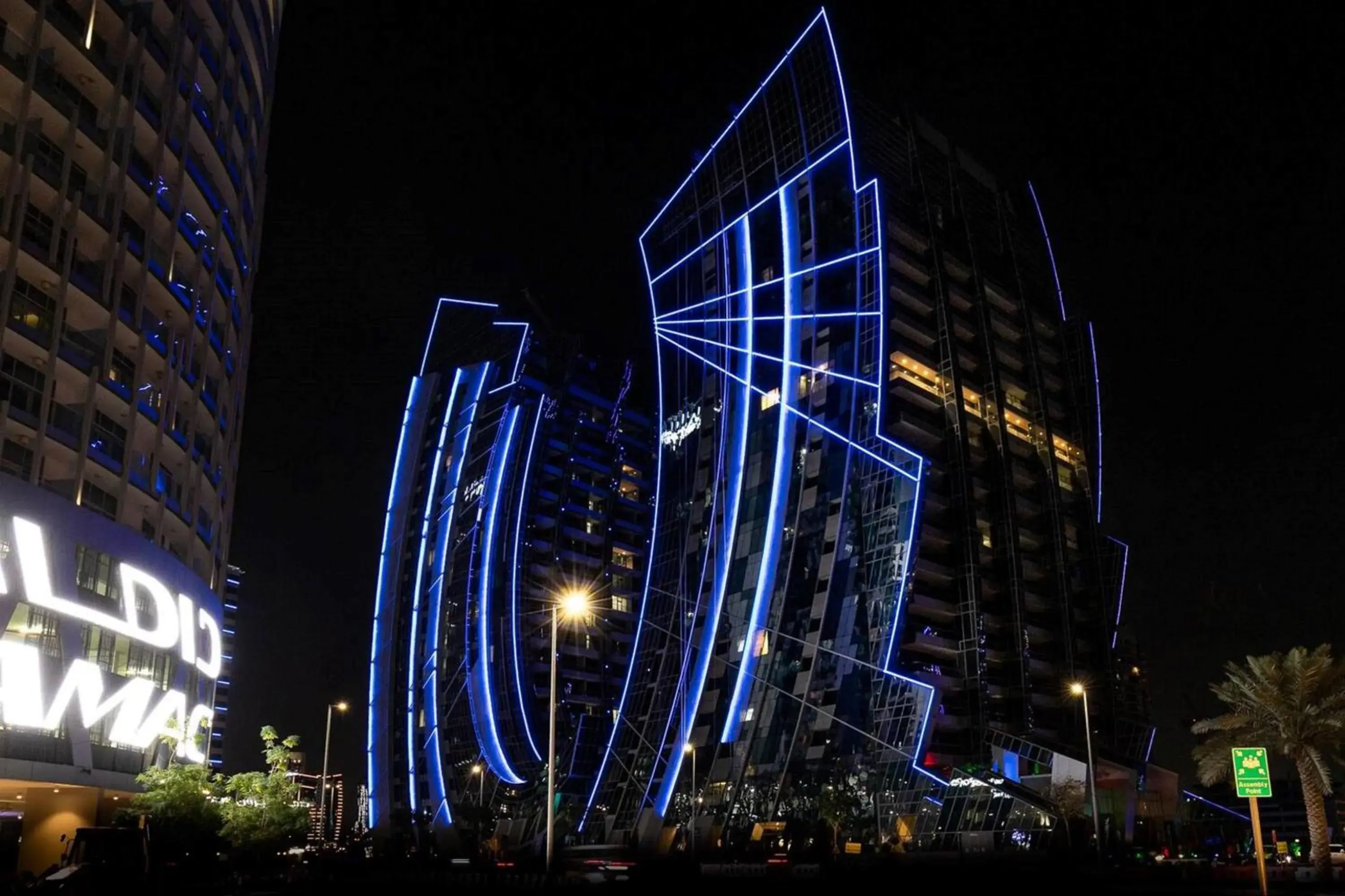 Property building in GLOBALSTAY J One Tower Apartments at Pearl of UAE Property building in GLOBALSTAY J One Tower Apartments at Pearl of UAE