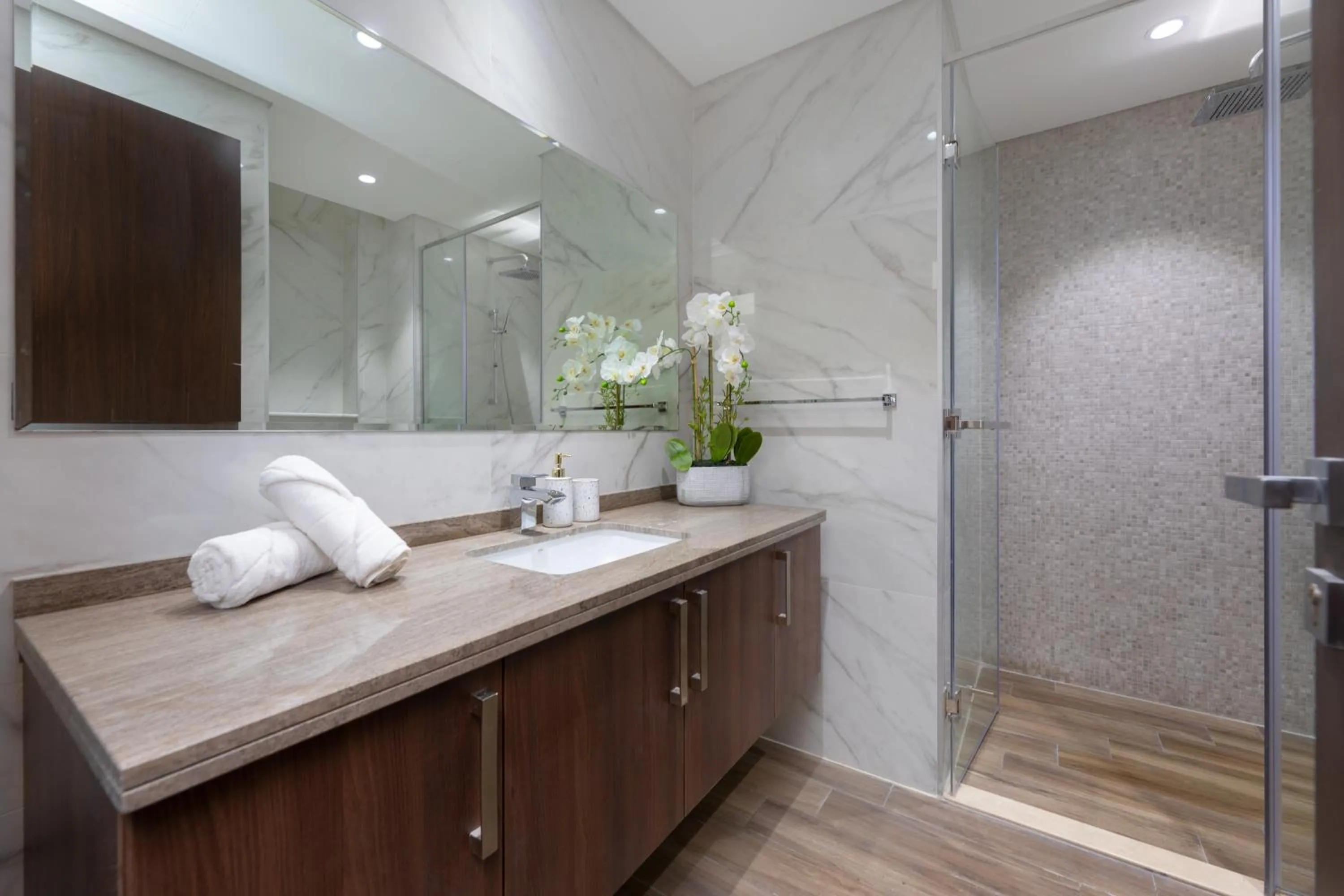 Bathroom in GLOBALSTAY J One Tower Apartments at Pearl of UAE