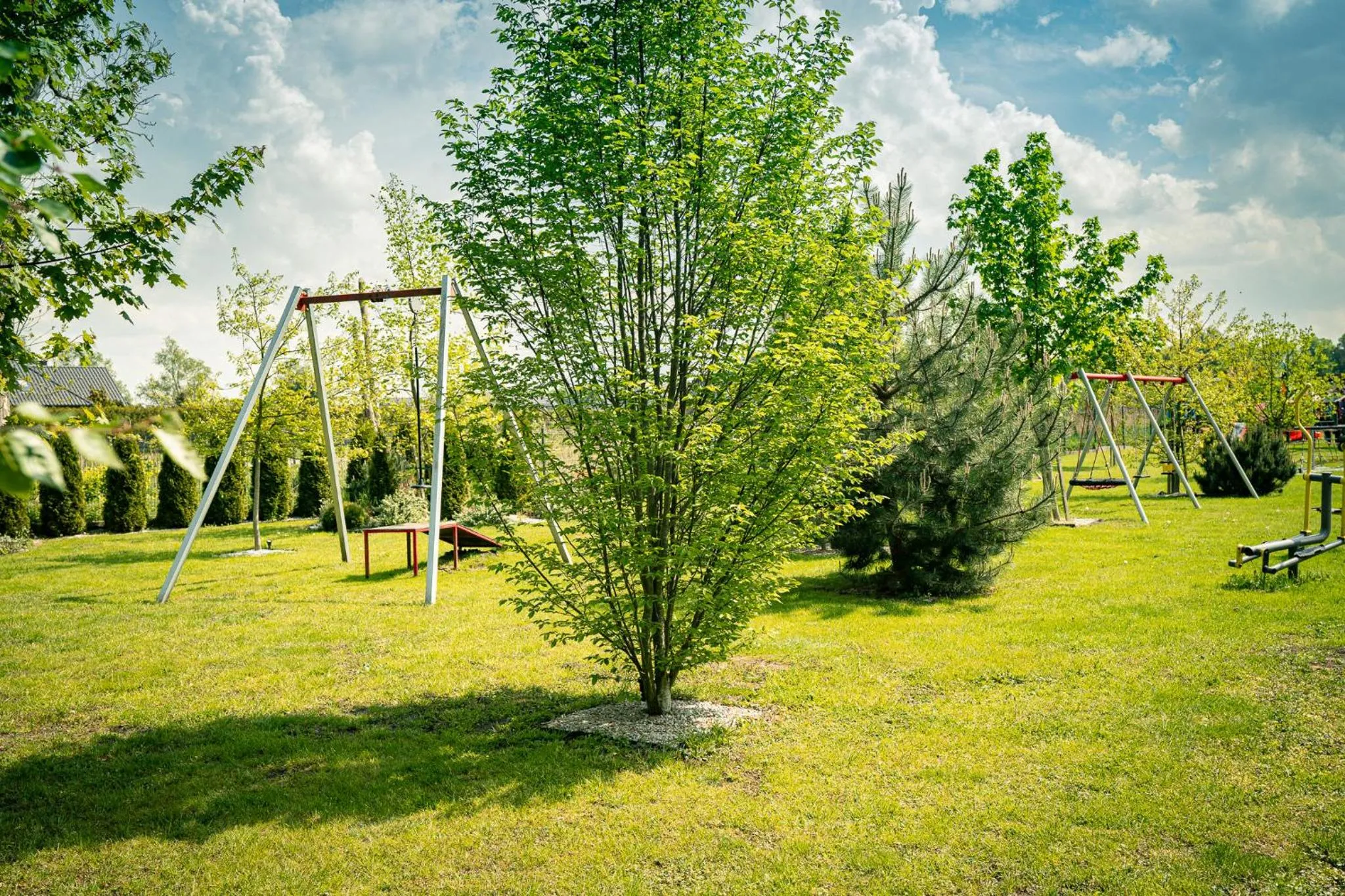 Children play ground in Mielenko & Spa ex Baltin Hotel
