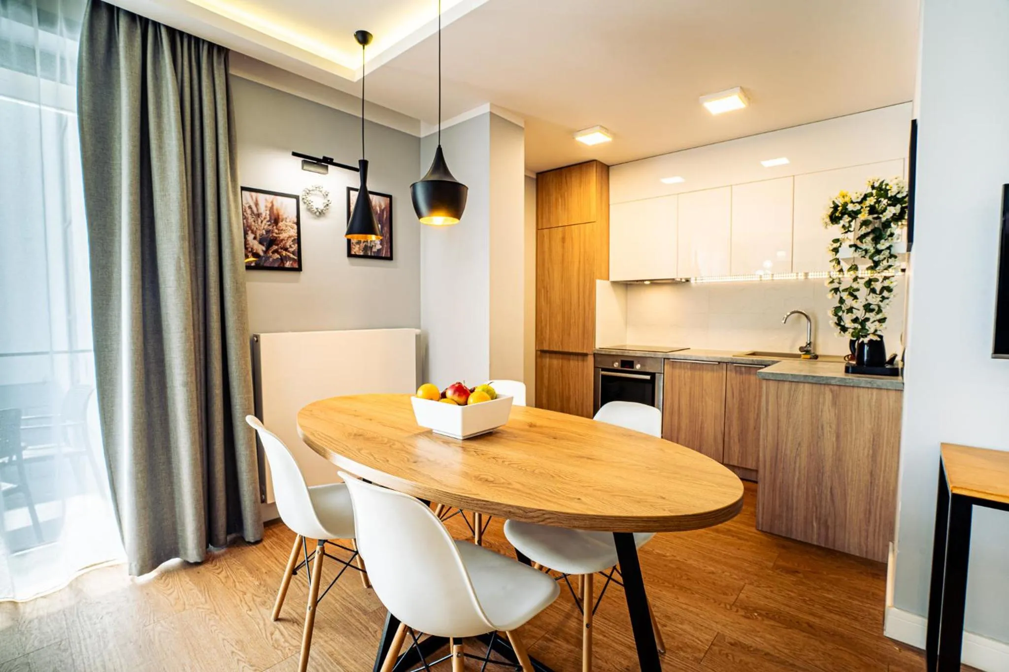 Kitchen or kitchenette in Mielenko & Spa ex Baltin Hotel