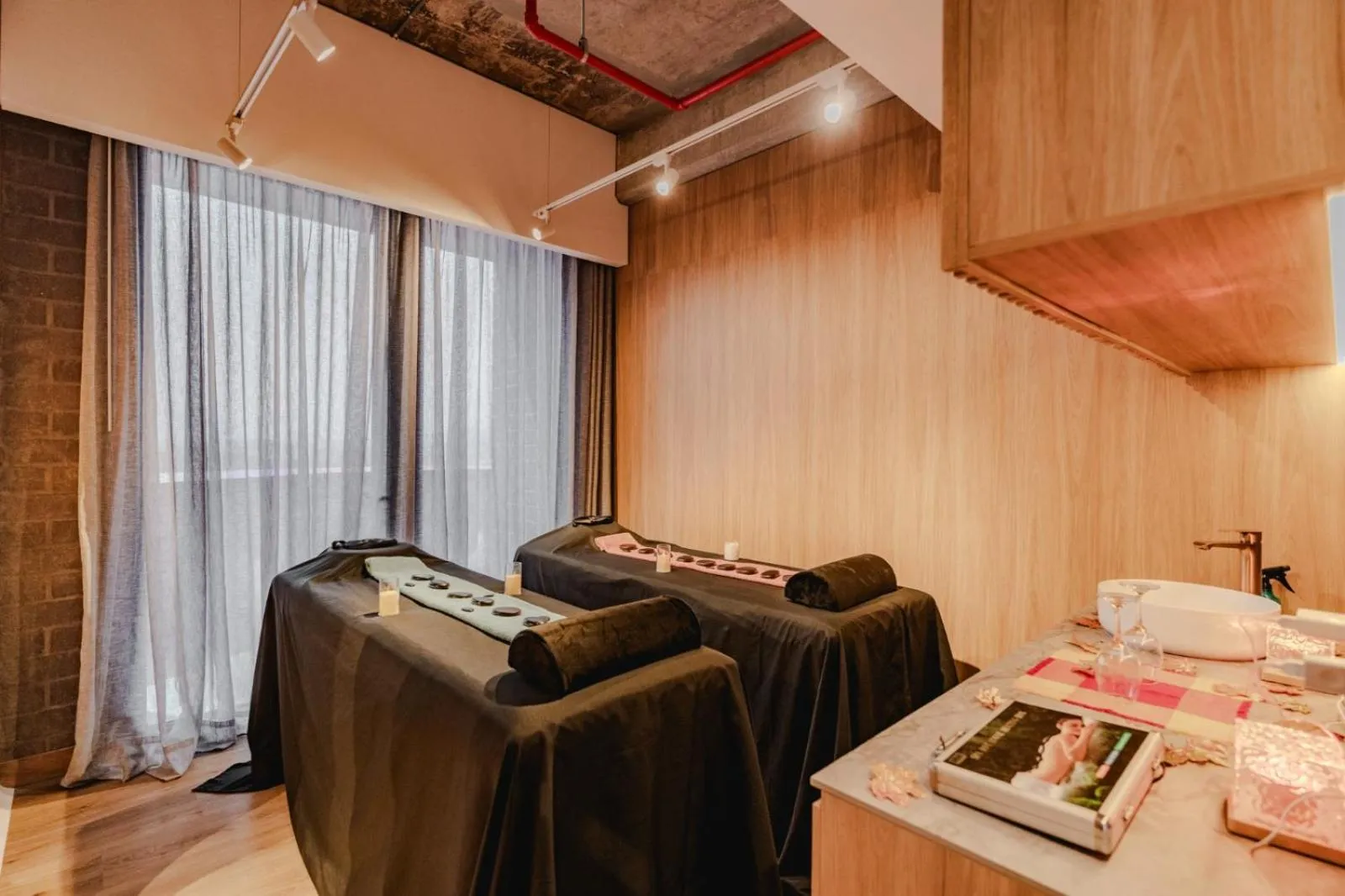Spa and wellness centre/facilities, Bed in Heiss Hotel By Jalo