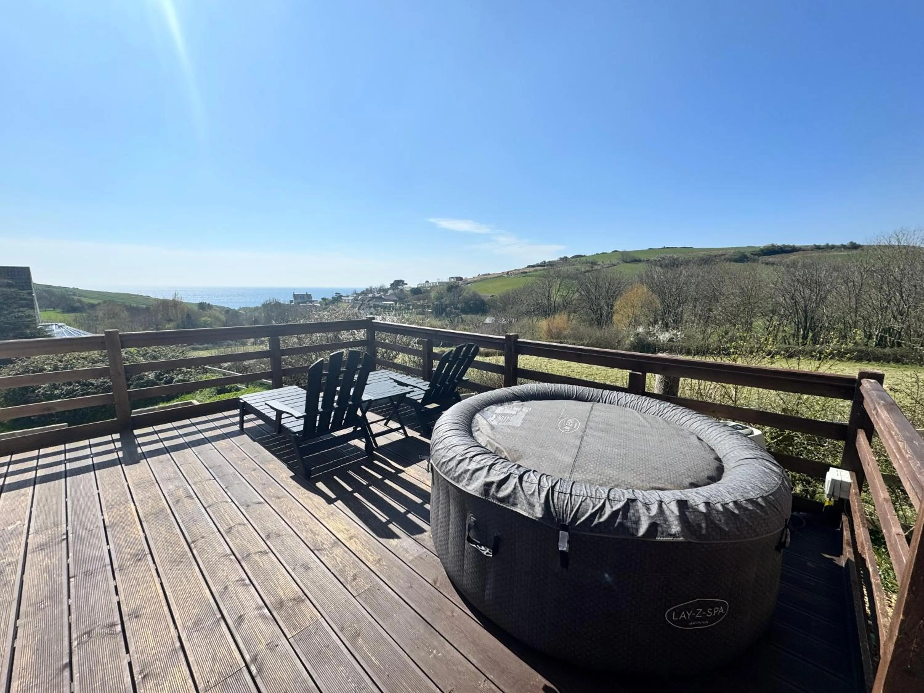Hot Tub in Eype's Mouth Country Hotel