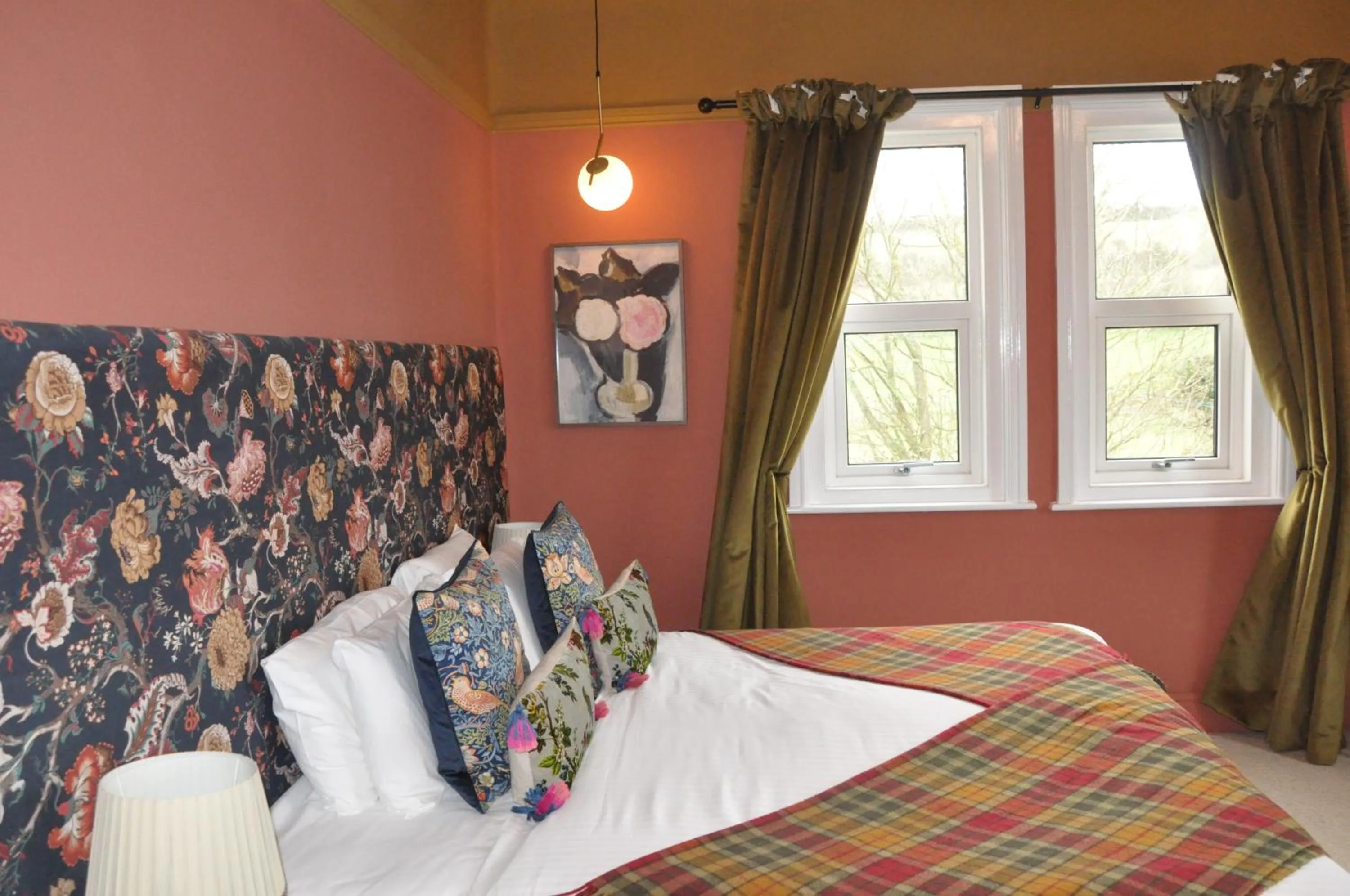 Bed in Eype's Mouth Country Hotel