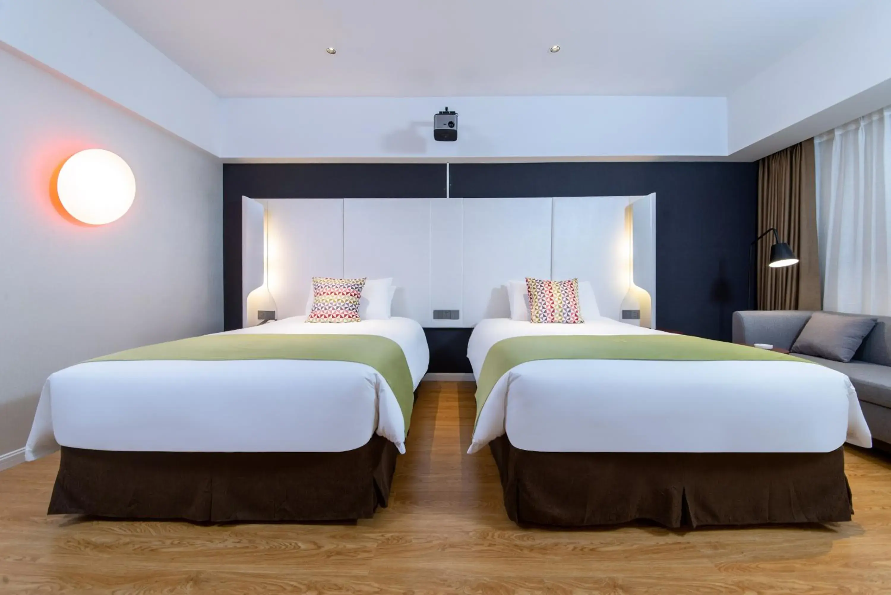 Bed in Campanile Changsha Red Star Desiqin Plaza Bed in Campanile Changsha Red Star Desiqin Plaza