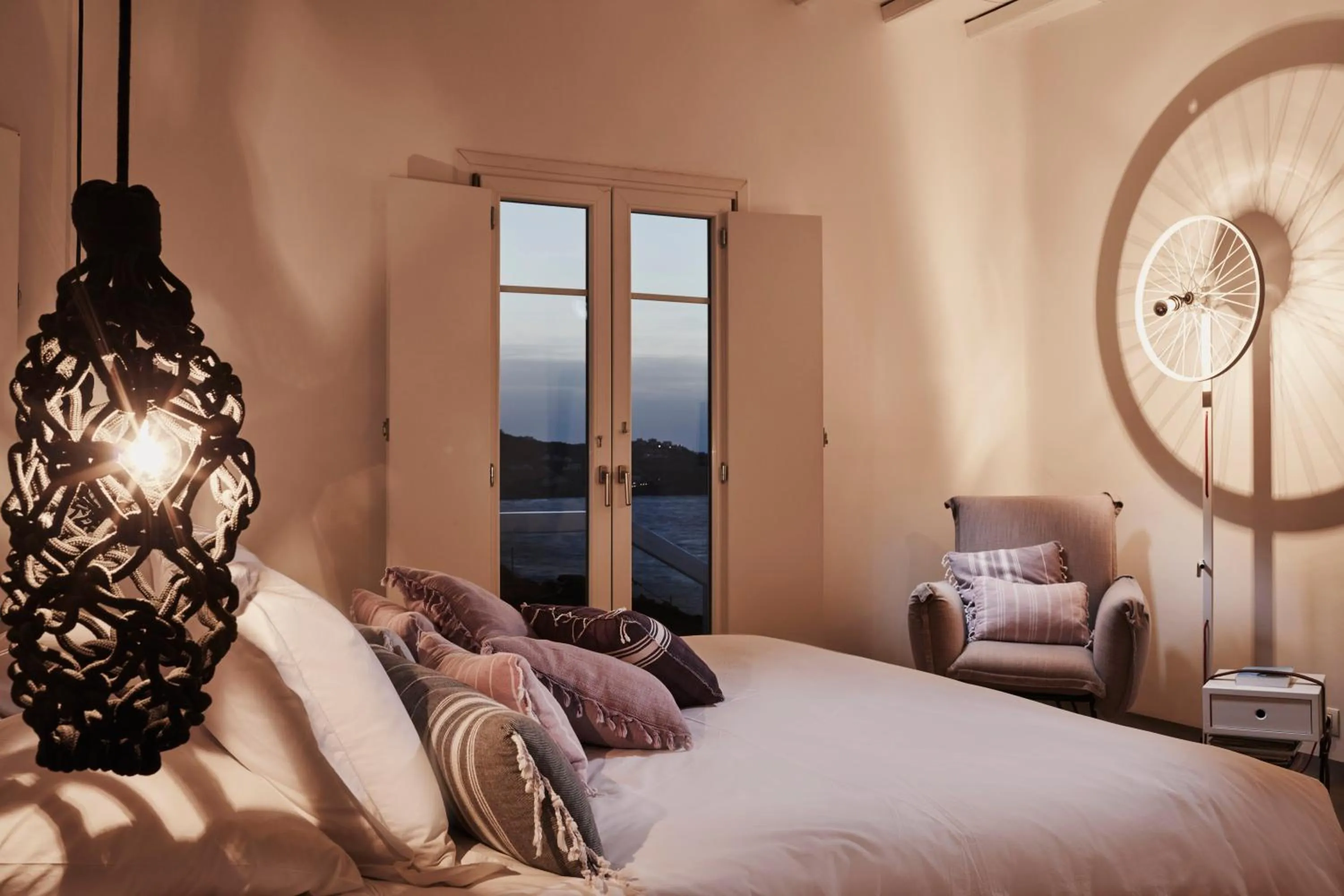 Bed in Boho Origin Mykonos