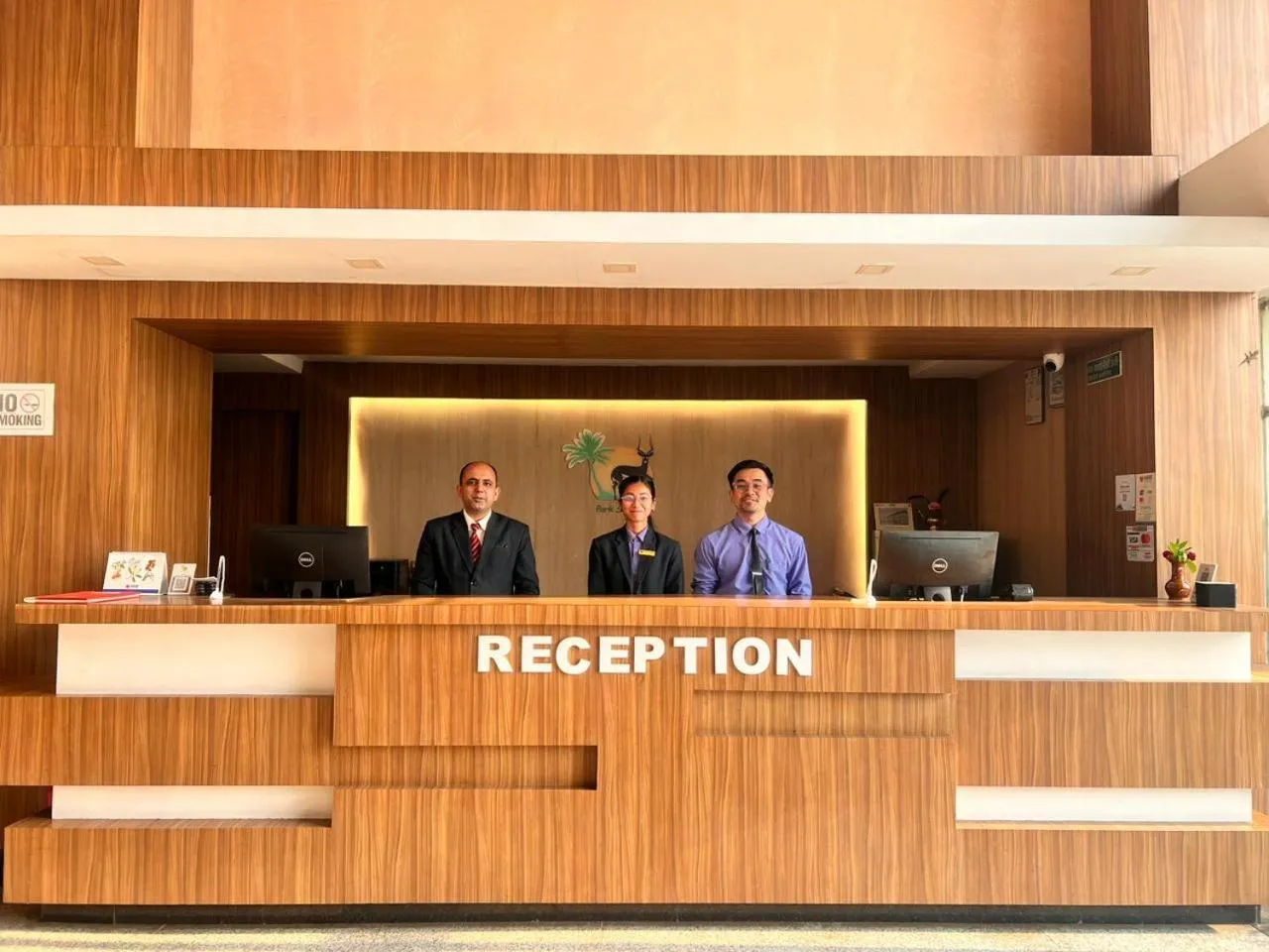 Lobby or reception in Park Safari Resort, Chitwan National Park