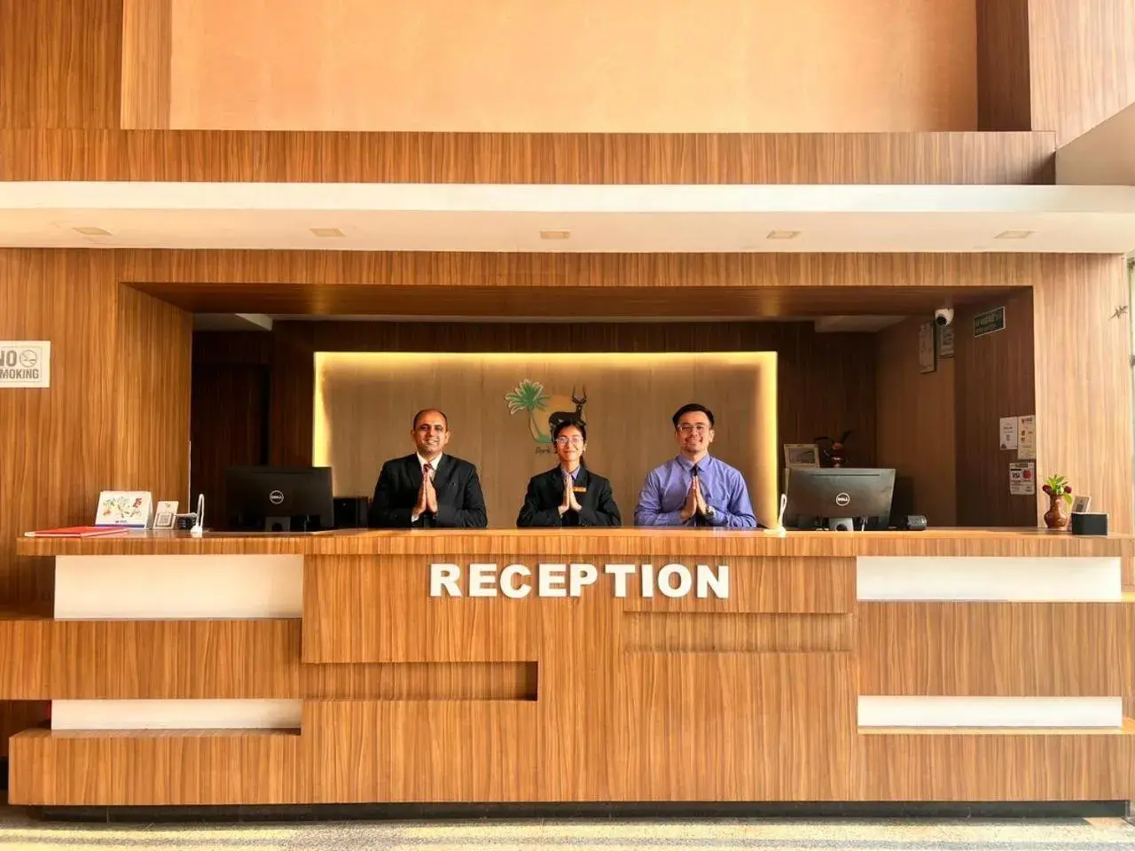 Lobby or reception in Park Safari Resort, Chitwan National Park Lobby or reception in Park Safari Resort, Chitwan National Park