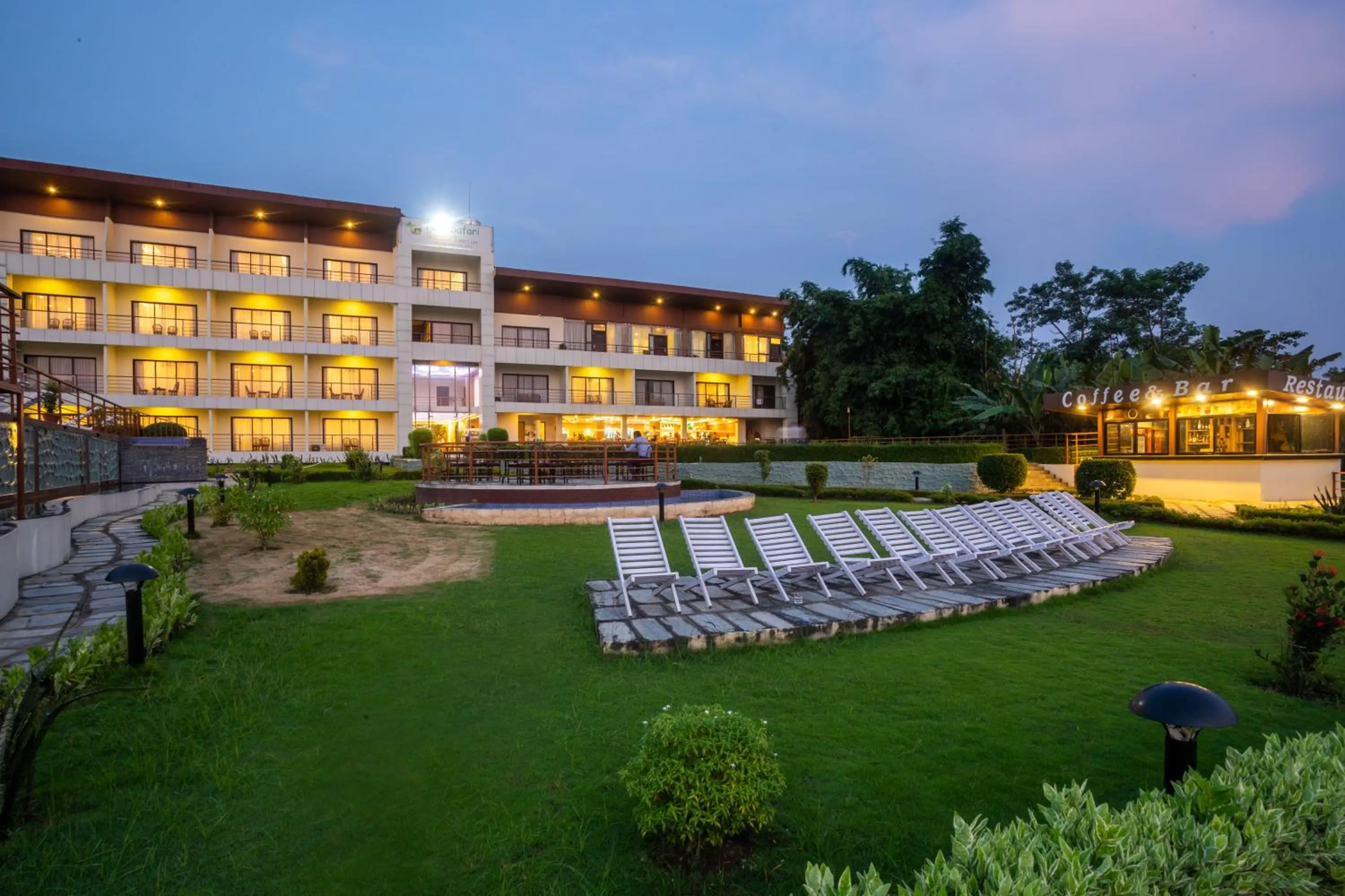 Property building in Park Safari Resort, Chitwan National Park