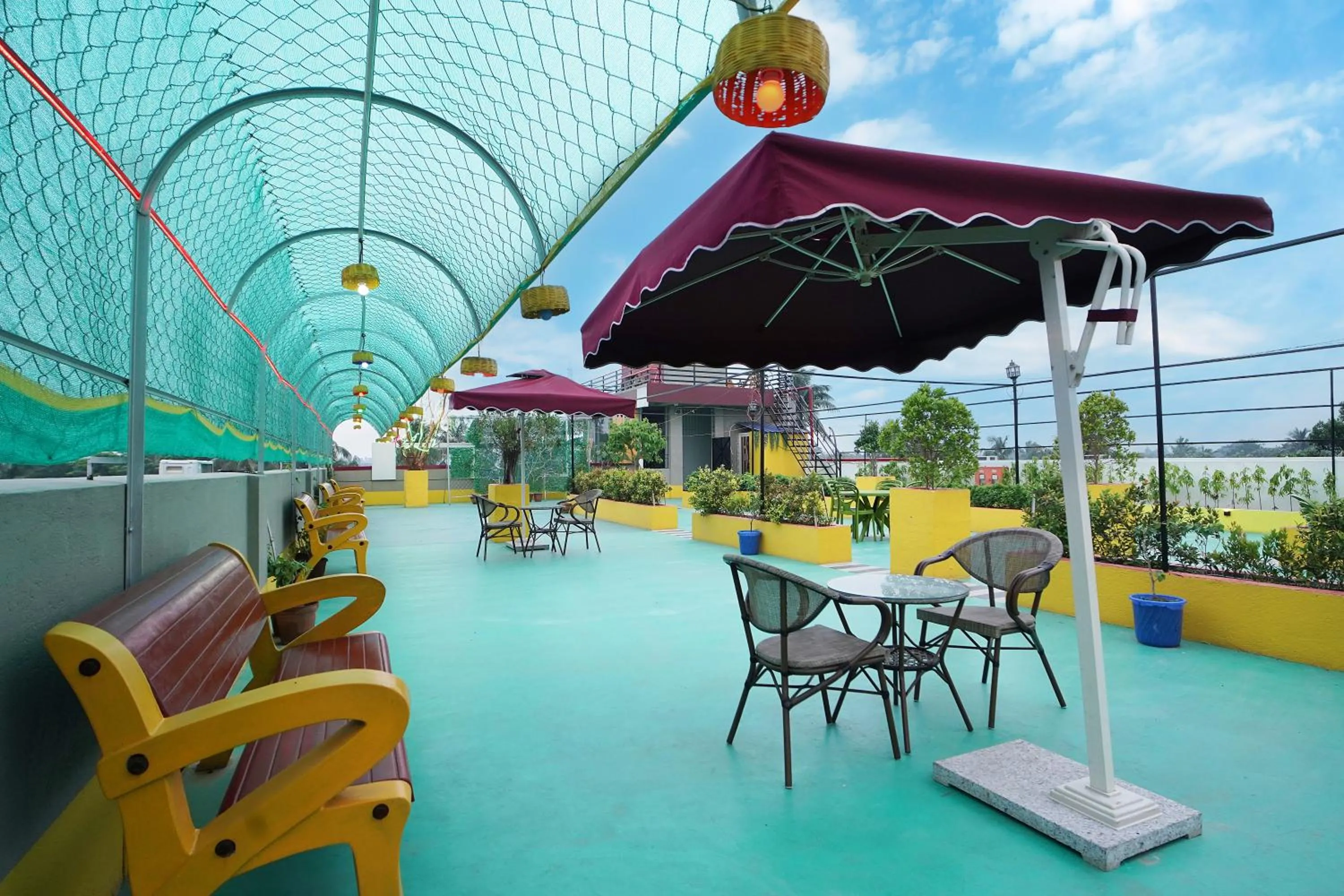 Patio in PS Luxury Hotel