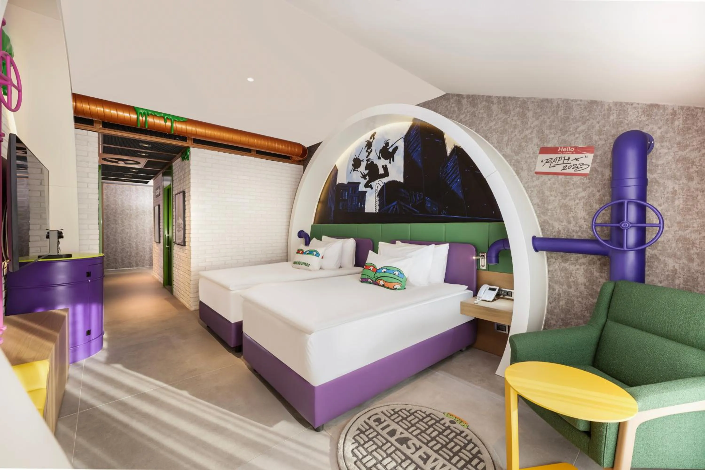 Bed in The Land Of Legends Nickelodeon Hotel Antalya