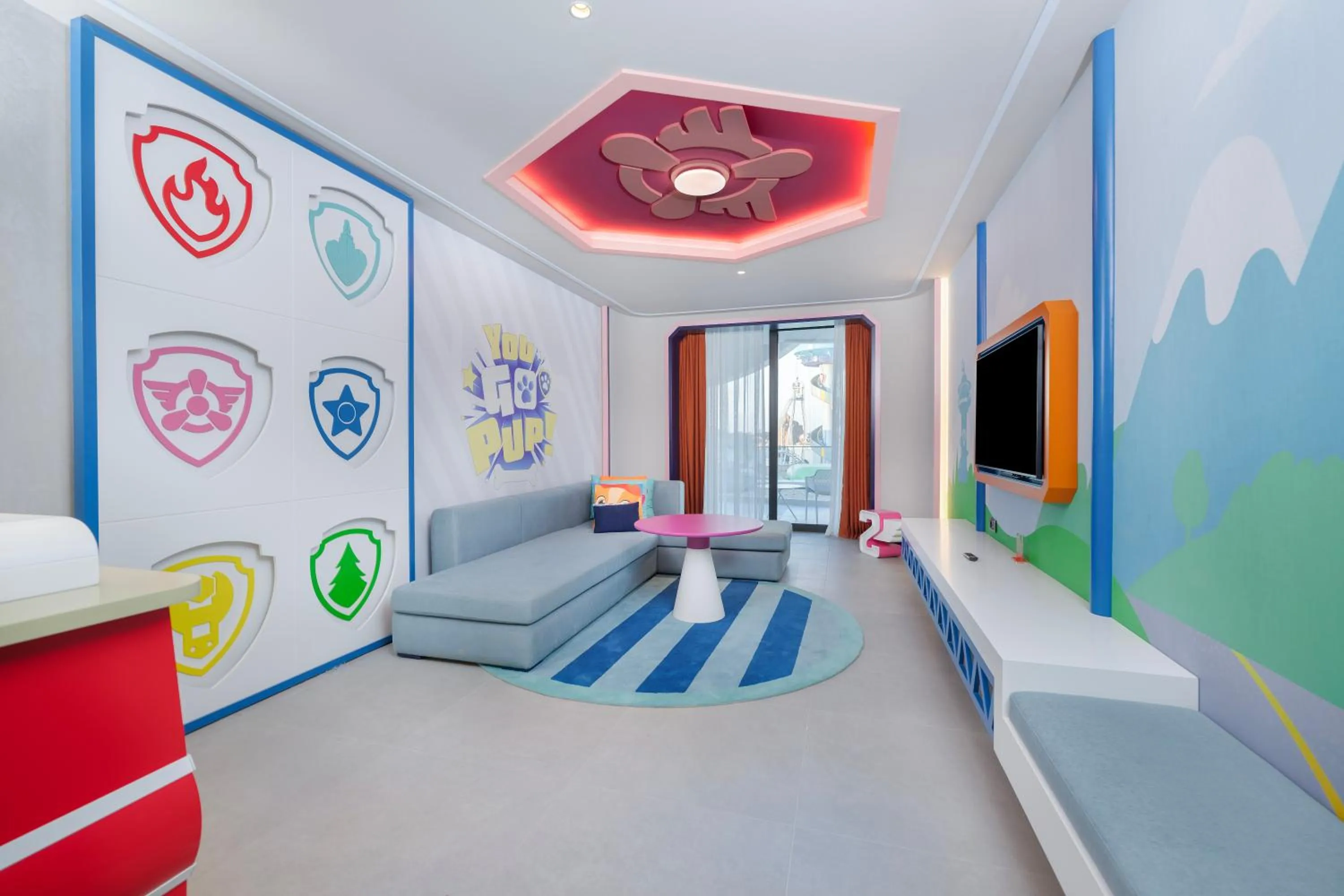 Living room in The Land Of Legends Nickelodeon Hotel Antalya