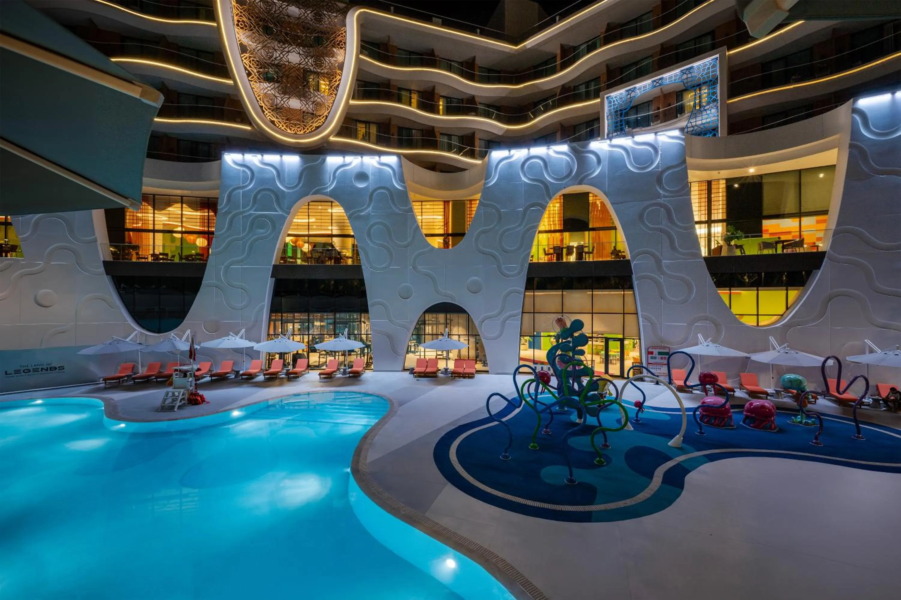 Swimming pool in The Land Of Legends Nickelodeon Hotel Antalya