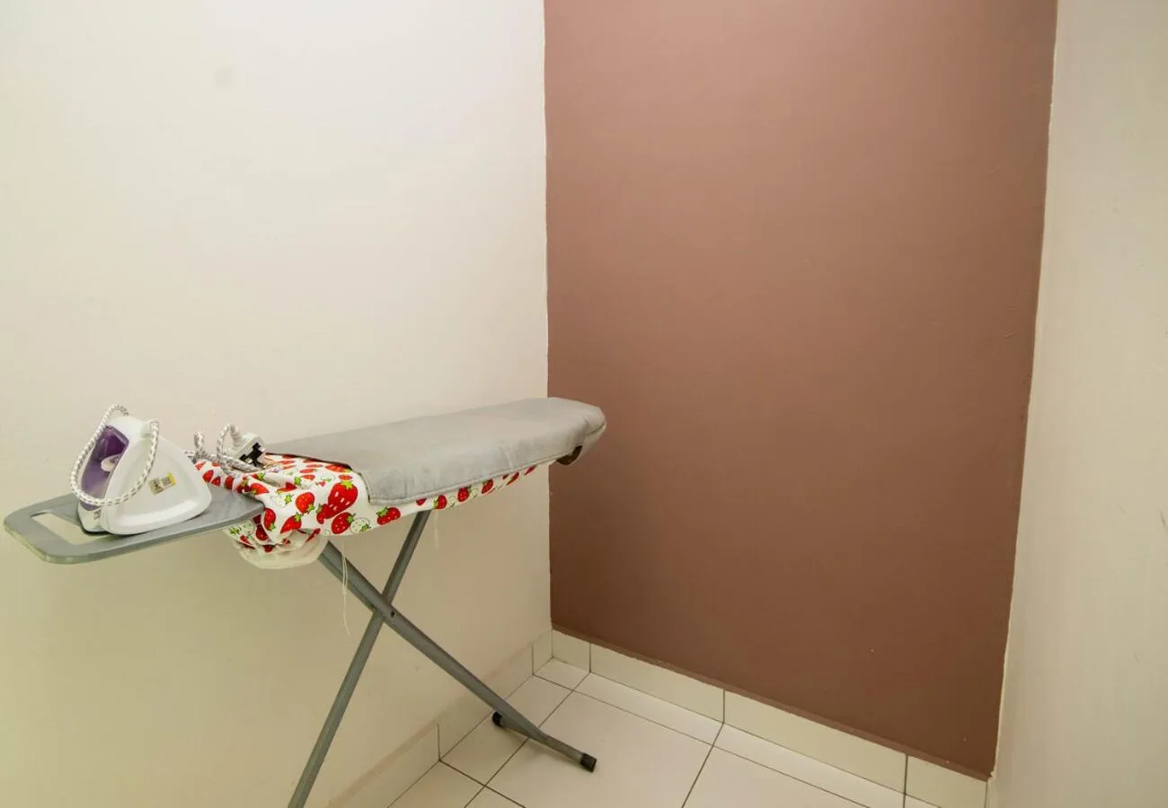 flat iron in JQ Osborne Apartment