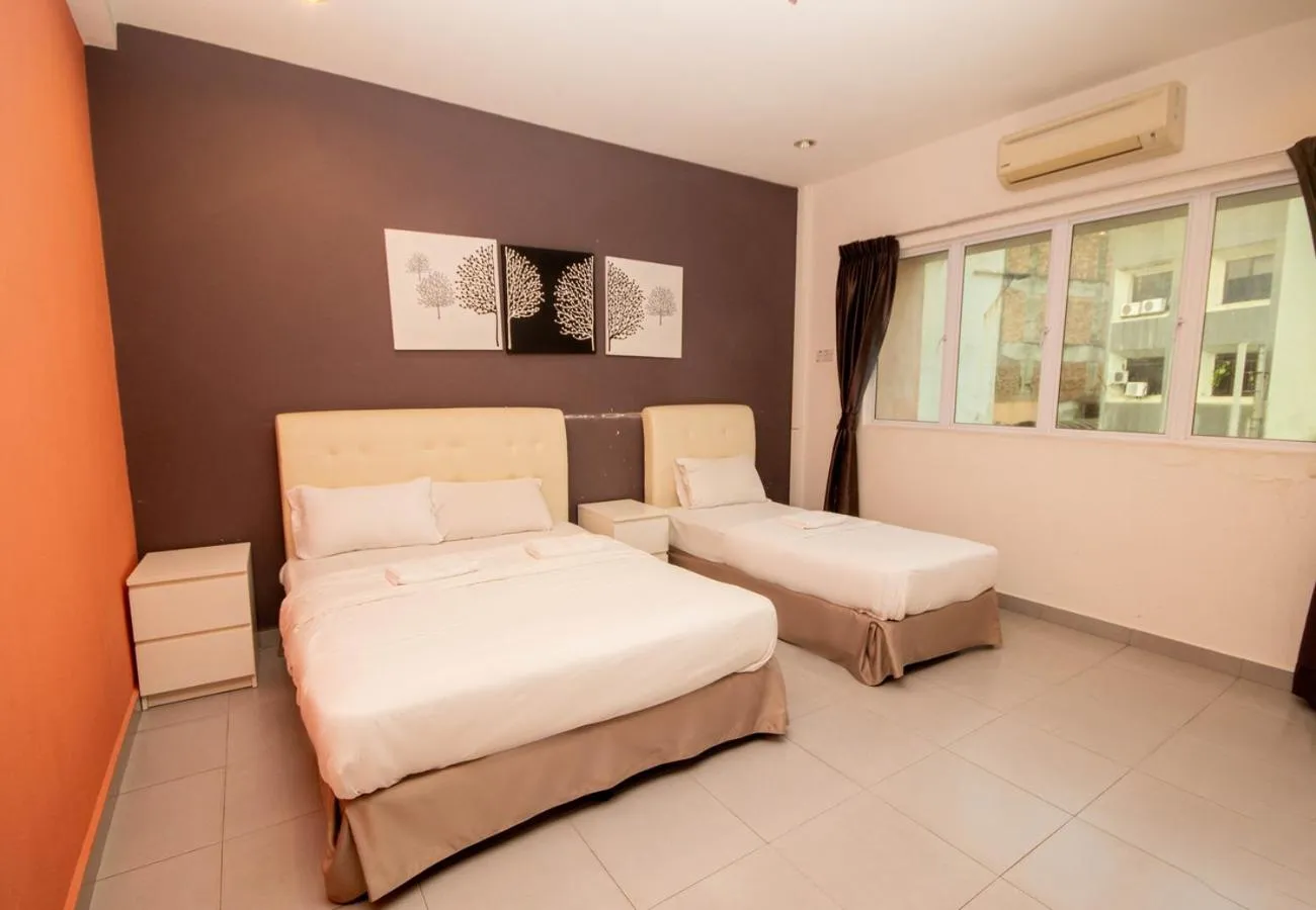 Bed in JQ Osborne Apartment