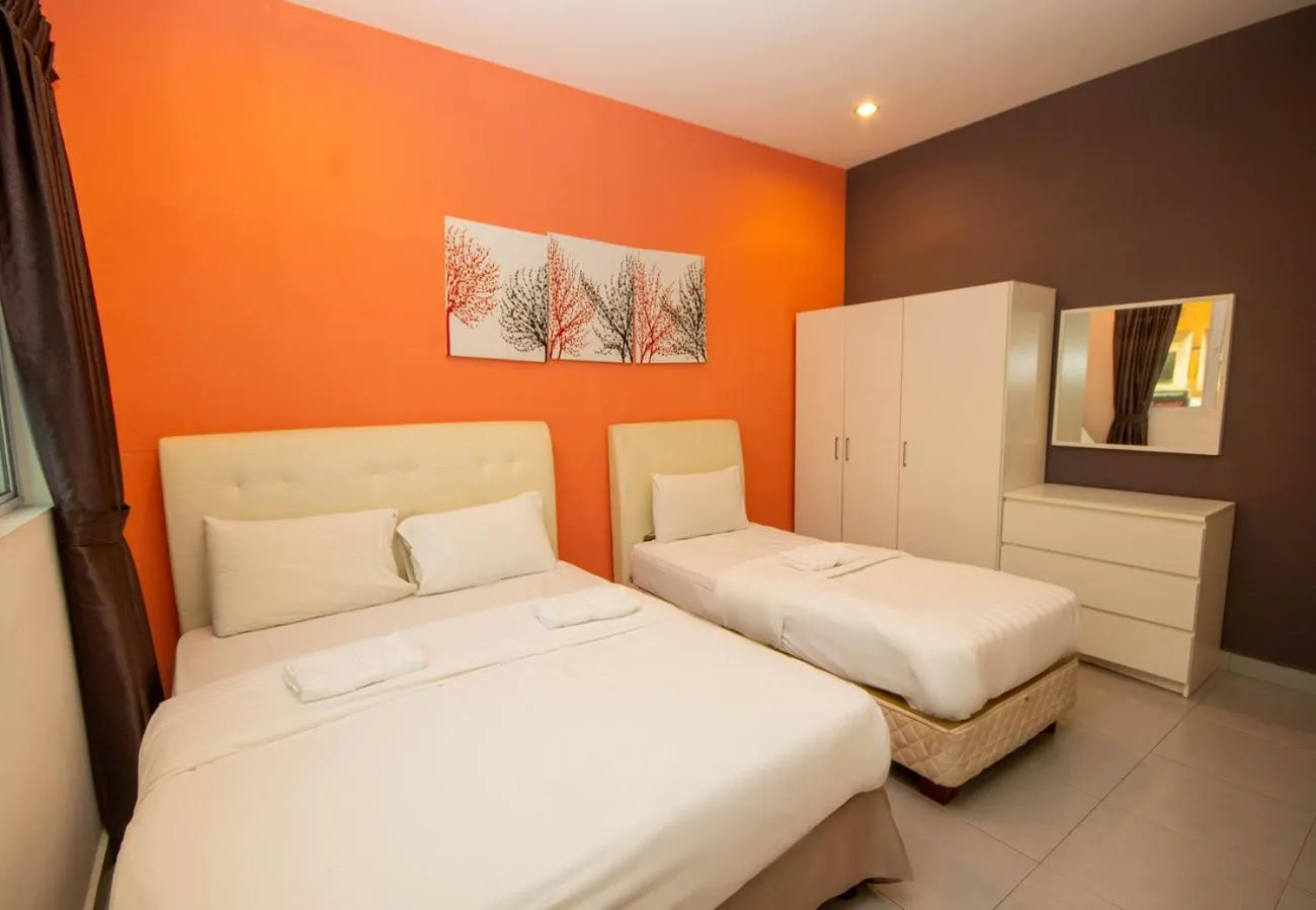 Bed in JQ Osborne Apartment