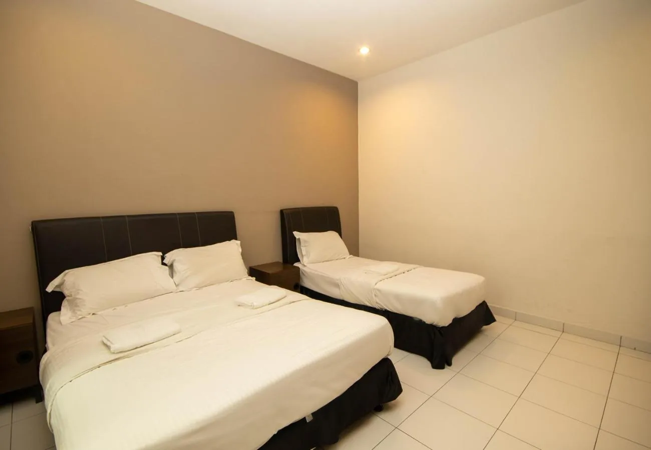 Bed in JQ Osborne Apartment