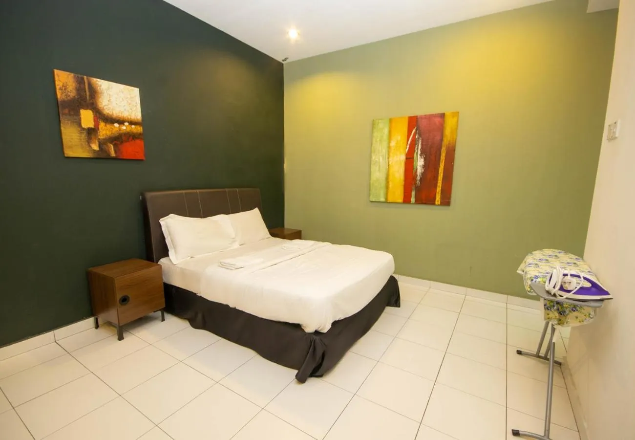 Bed in JQ Osborne Apartment