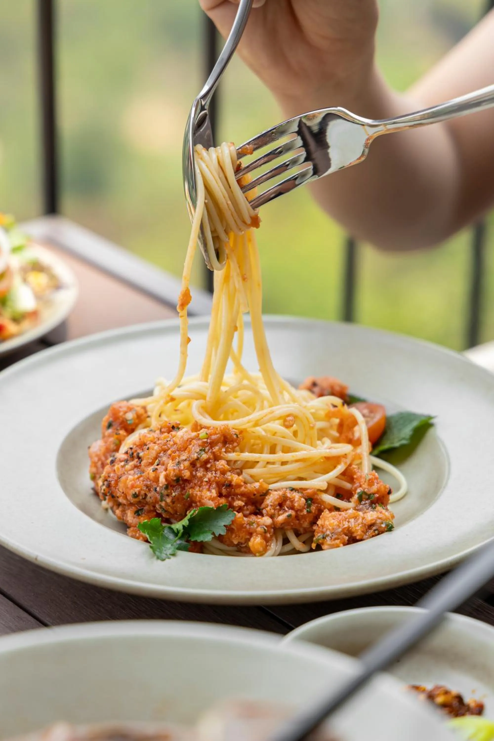 Breakfast in HLS Dalat Lodge