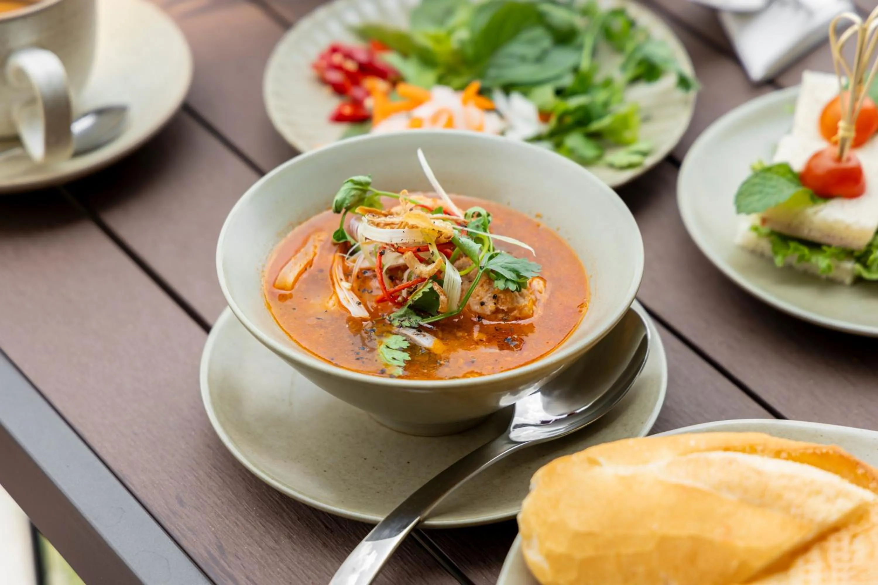 Breakfast in HLS Dalat Lodge