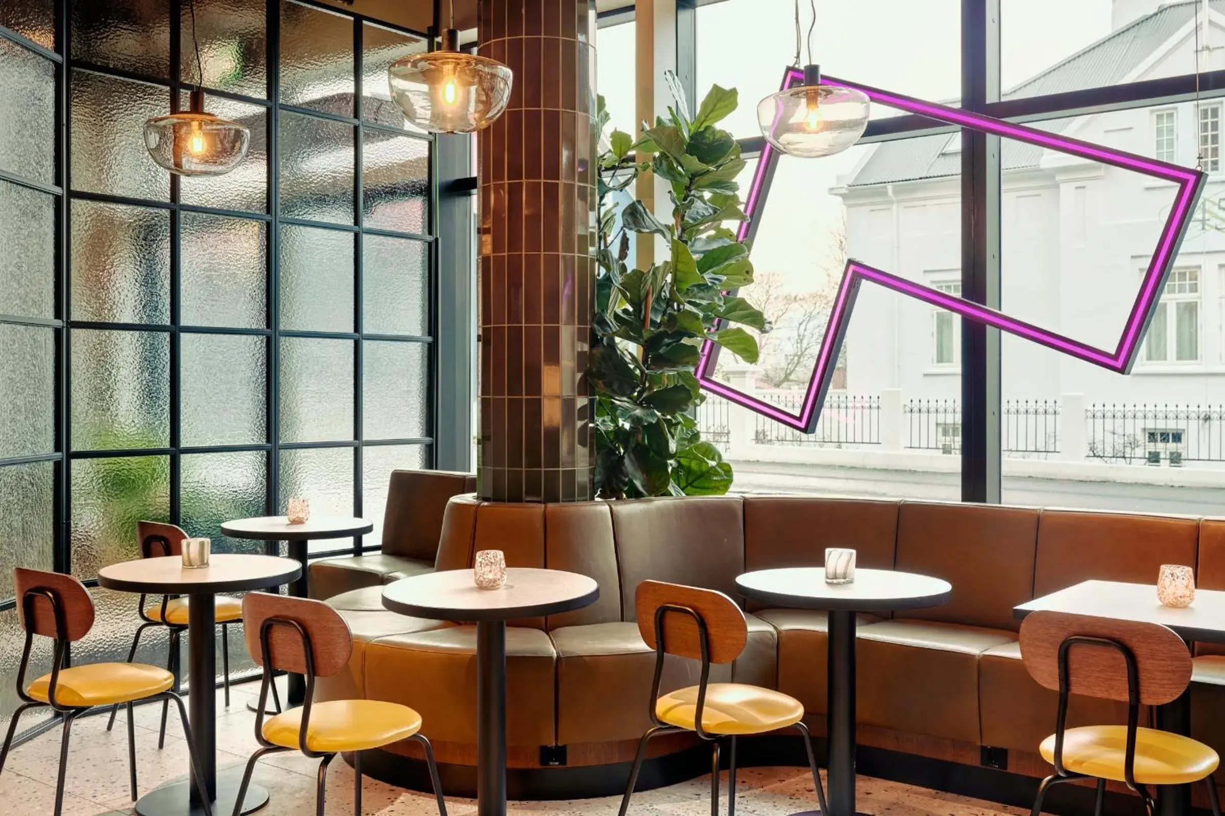 Living room in CityHub Reykjavik Living room in CityHub Reykjavik