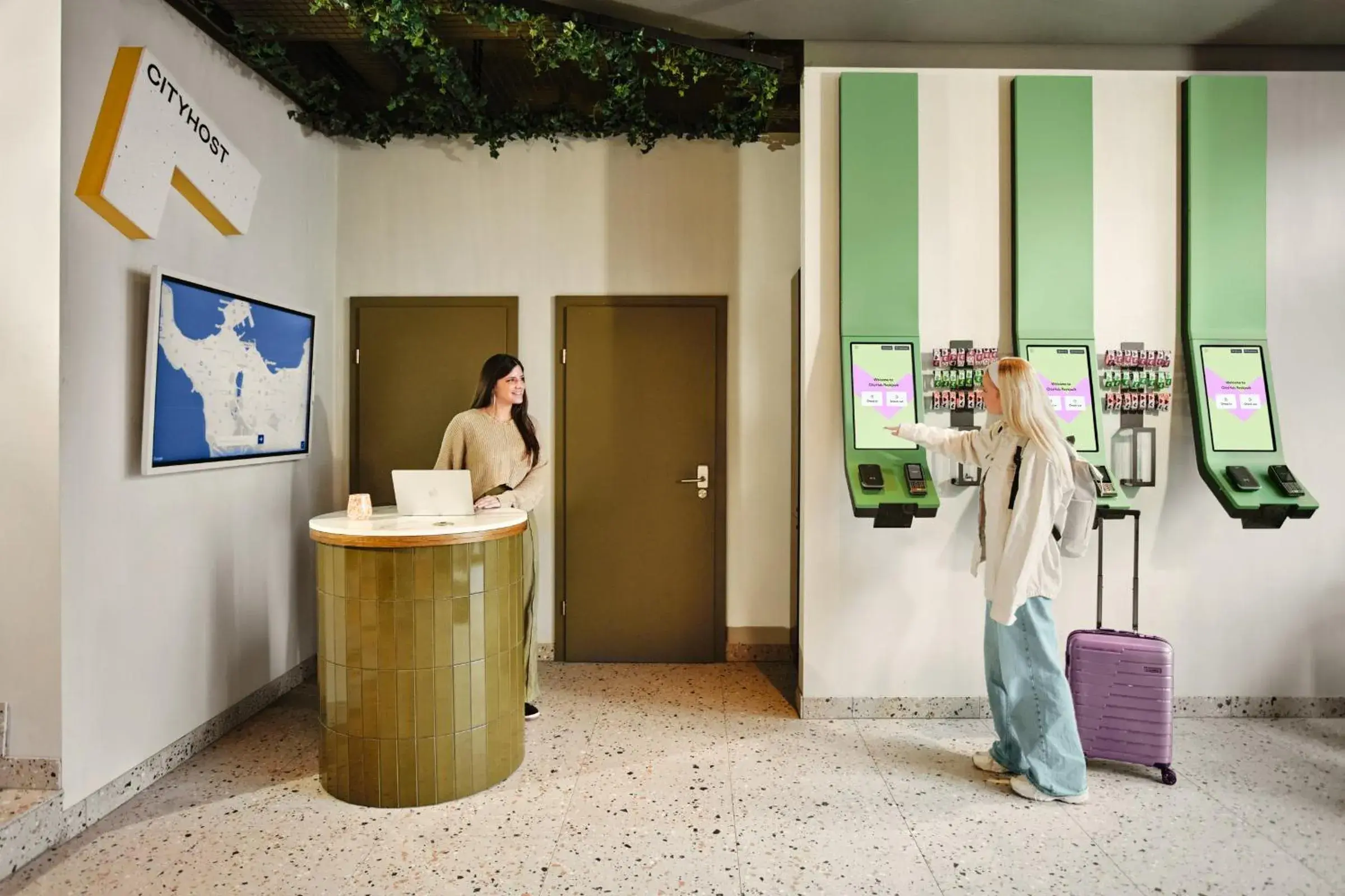 Lobby or reception in CityHub Reykjavik Lobby or reception in CityHub Reykjavik