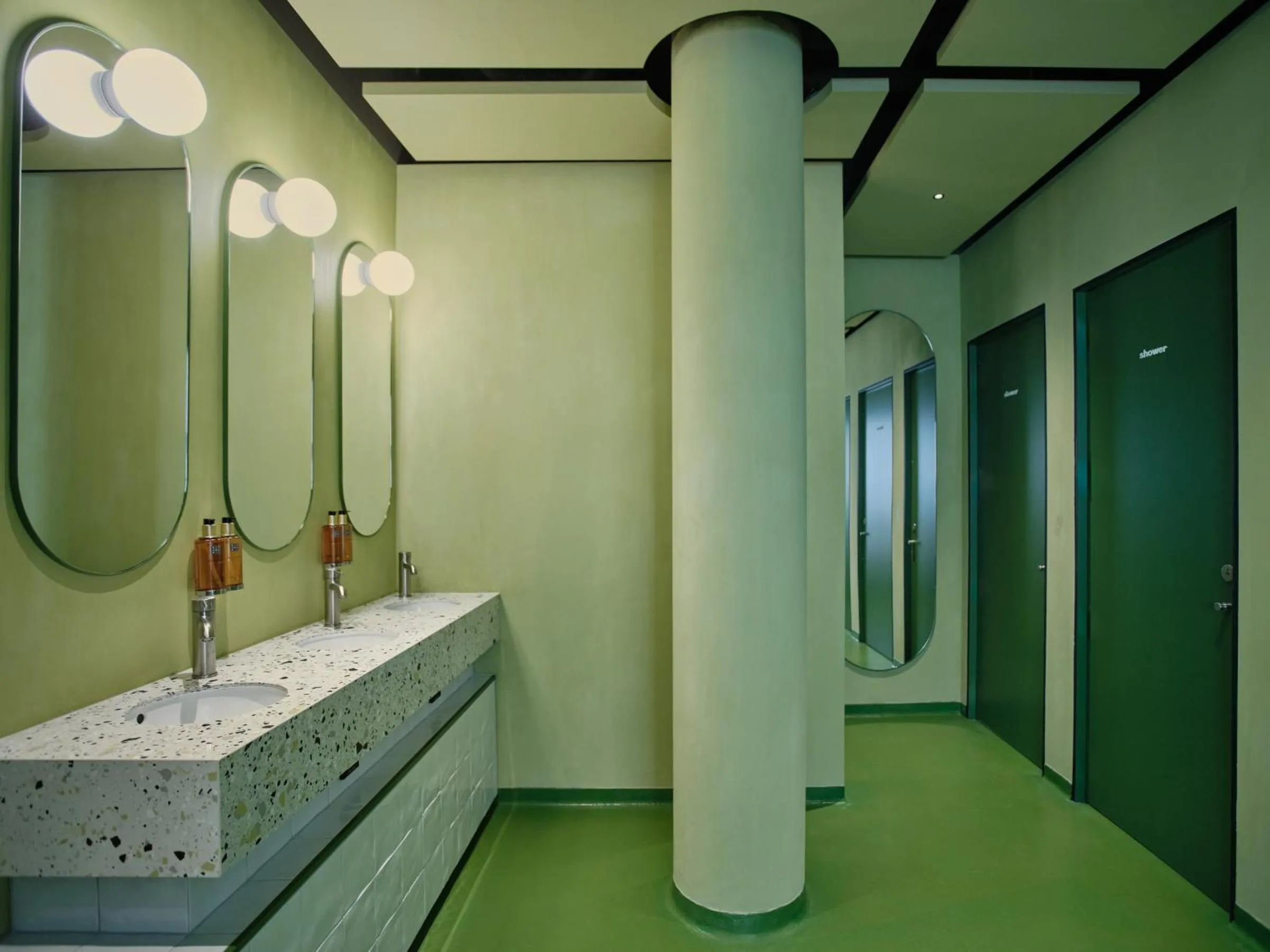 Bathroom in CityHub Reykjavik