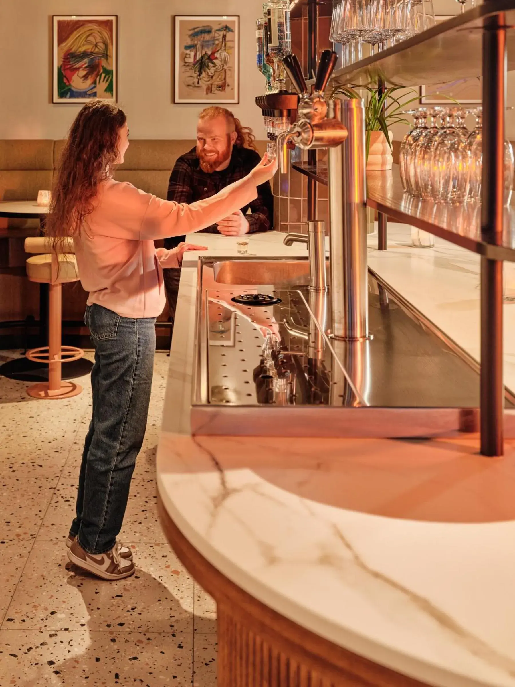 Lounge or bar in CityHub Reykjavik Lounge or bar in CityHub Reykjavik