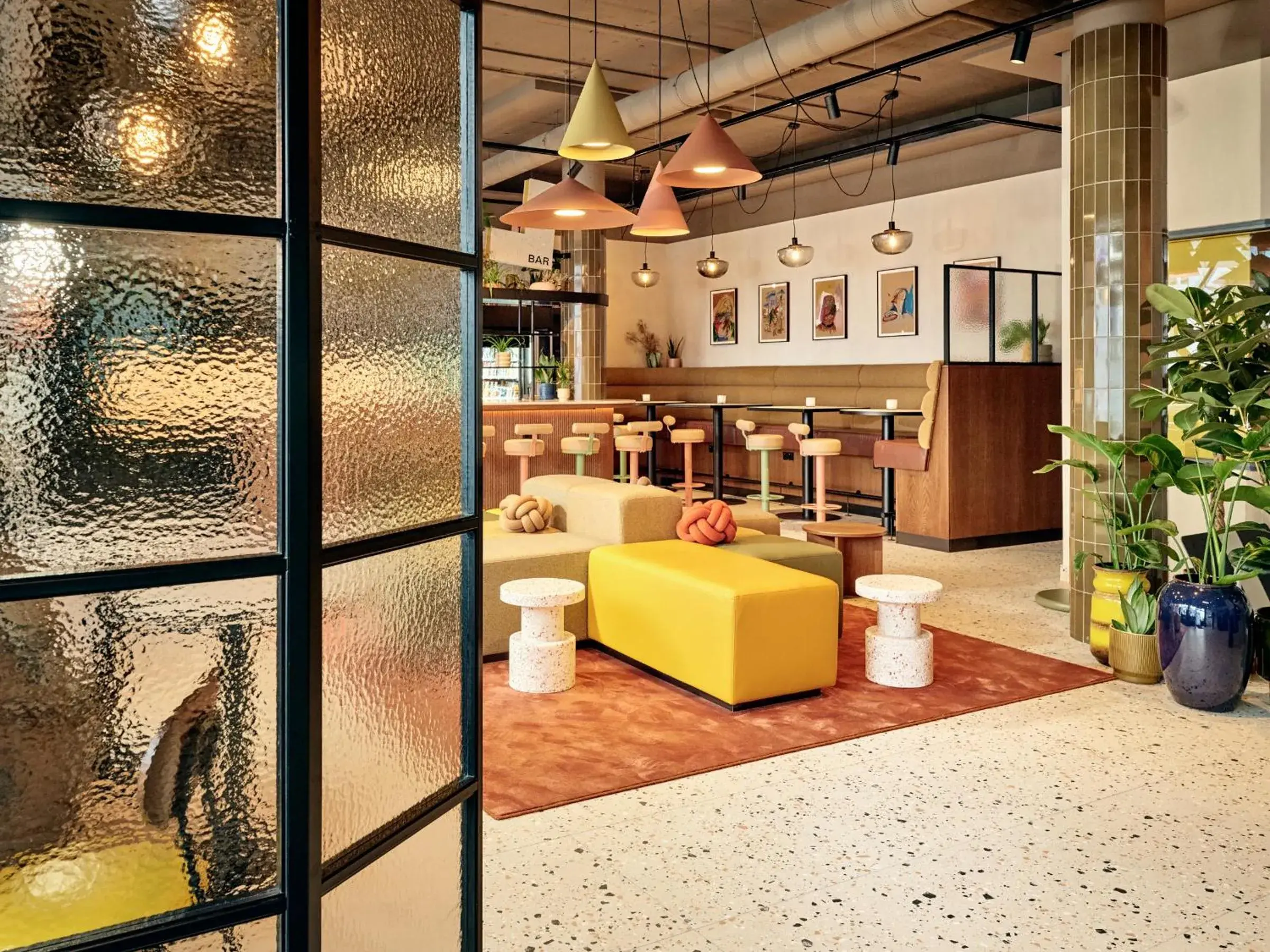 Living room in CityHub Reykjavik Living room in CityHub Reykjavik