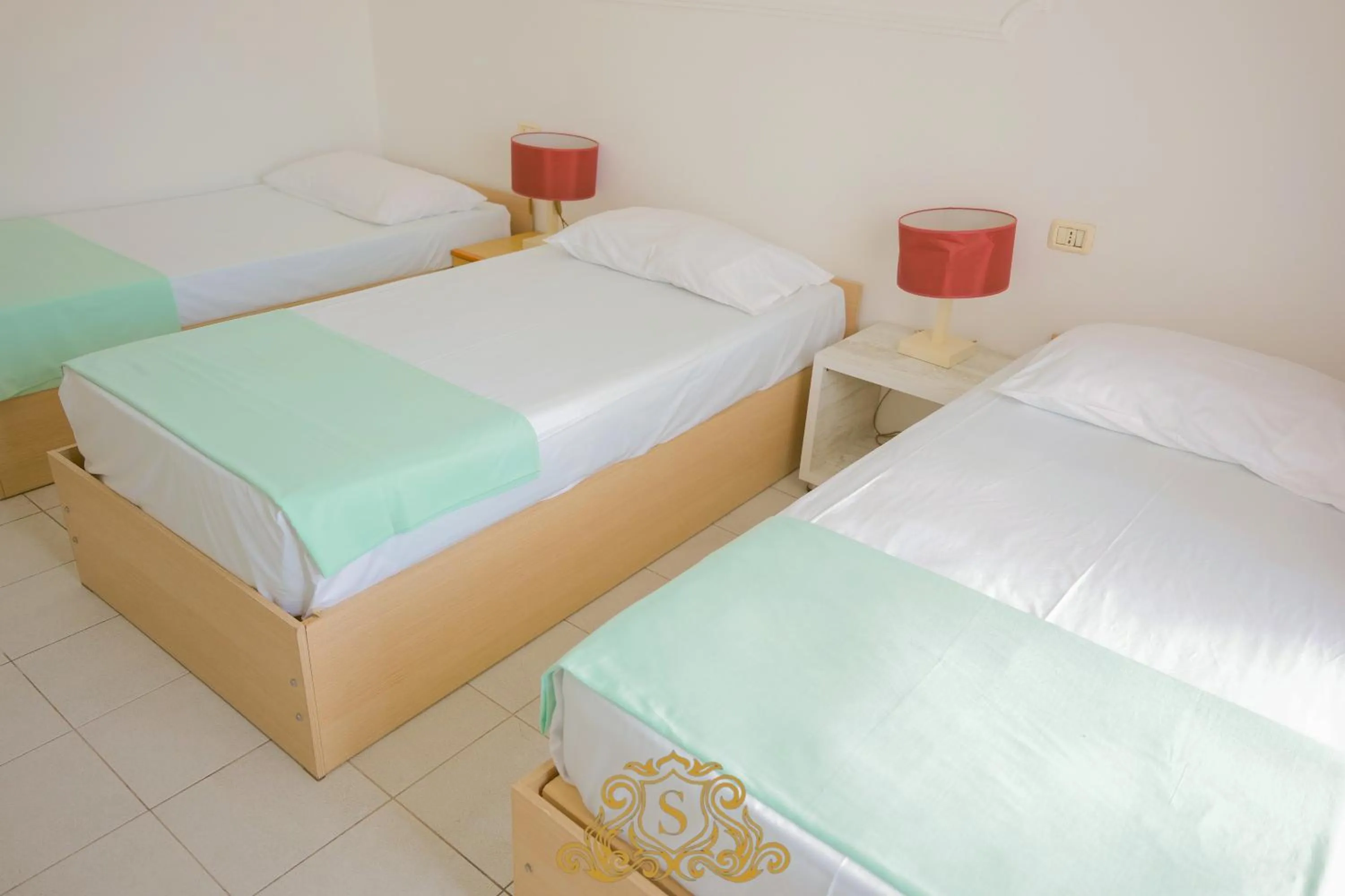 Bed in Hotel Sorrente