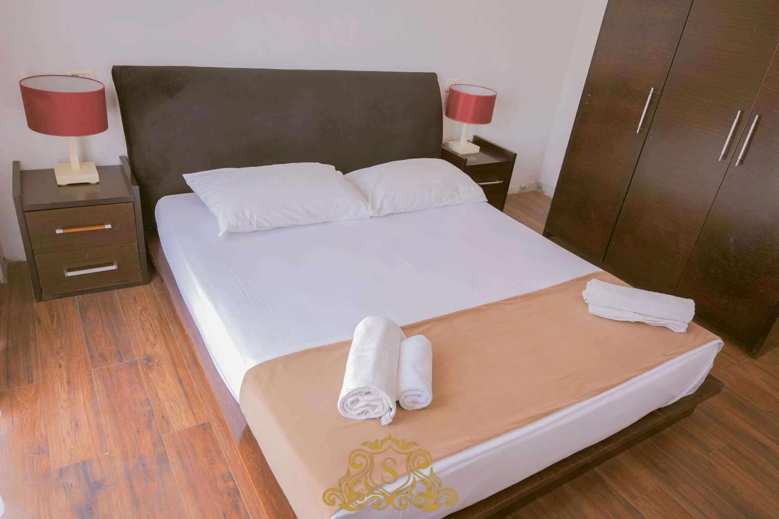 Bed in Hotel Sorrente