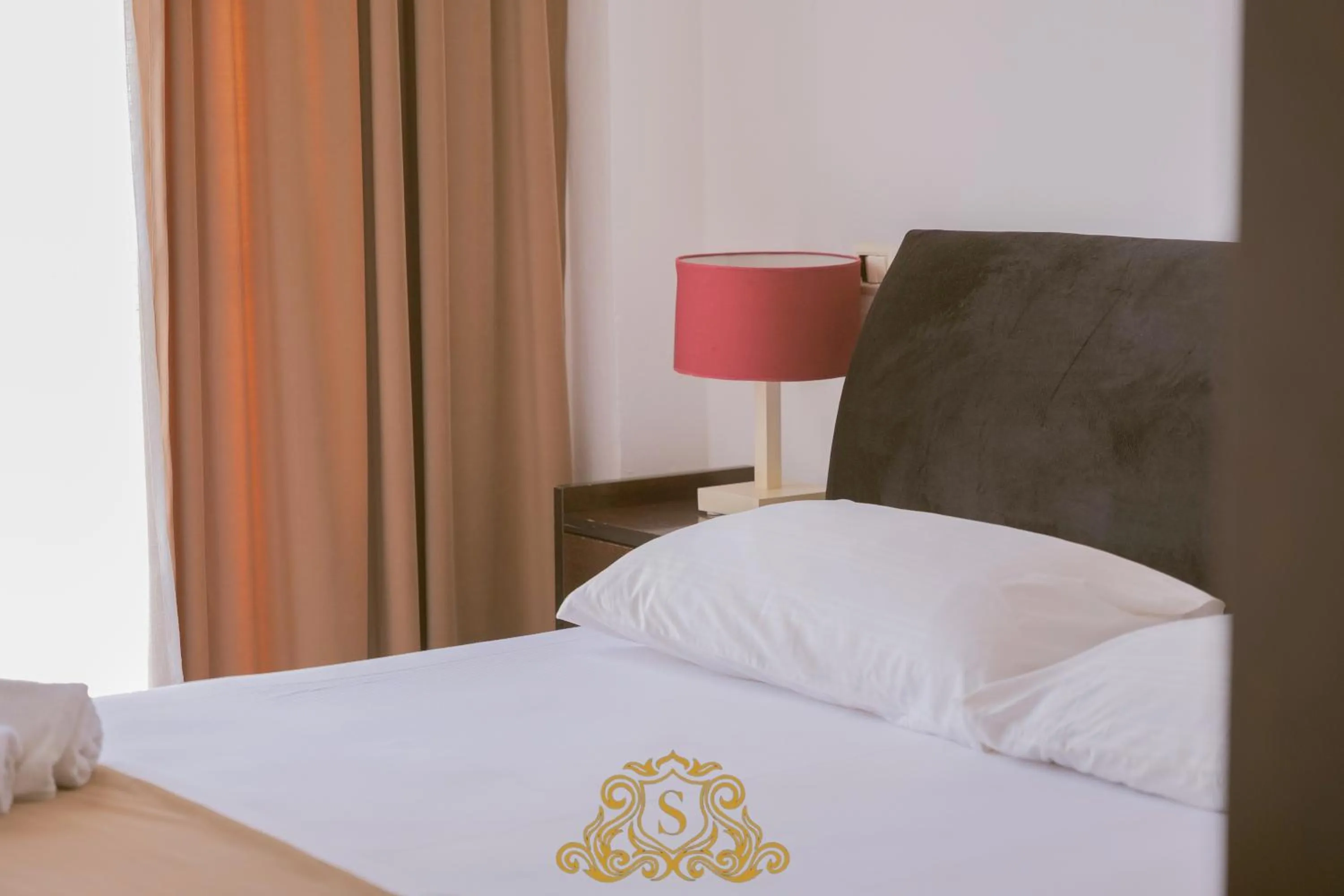 Bed in Hotel Sorrente