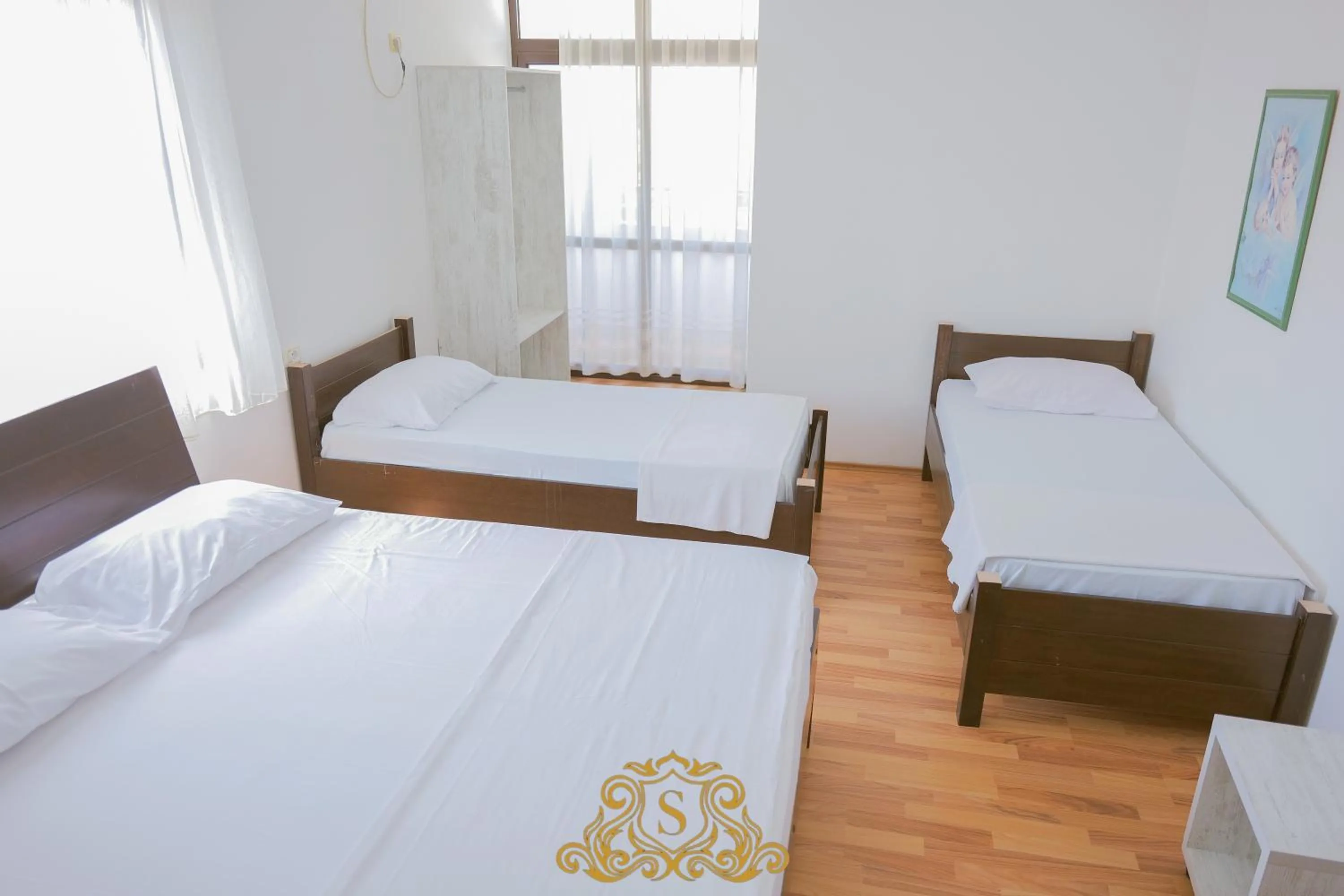 Bed in Hotel Sorrente