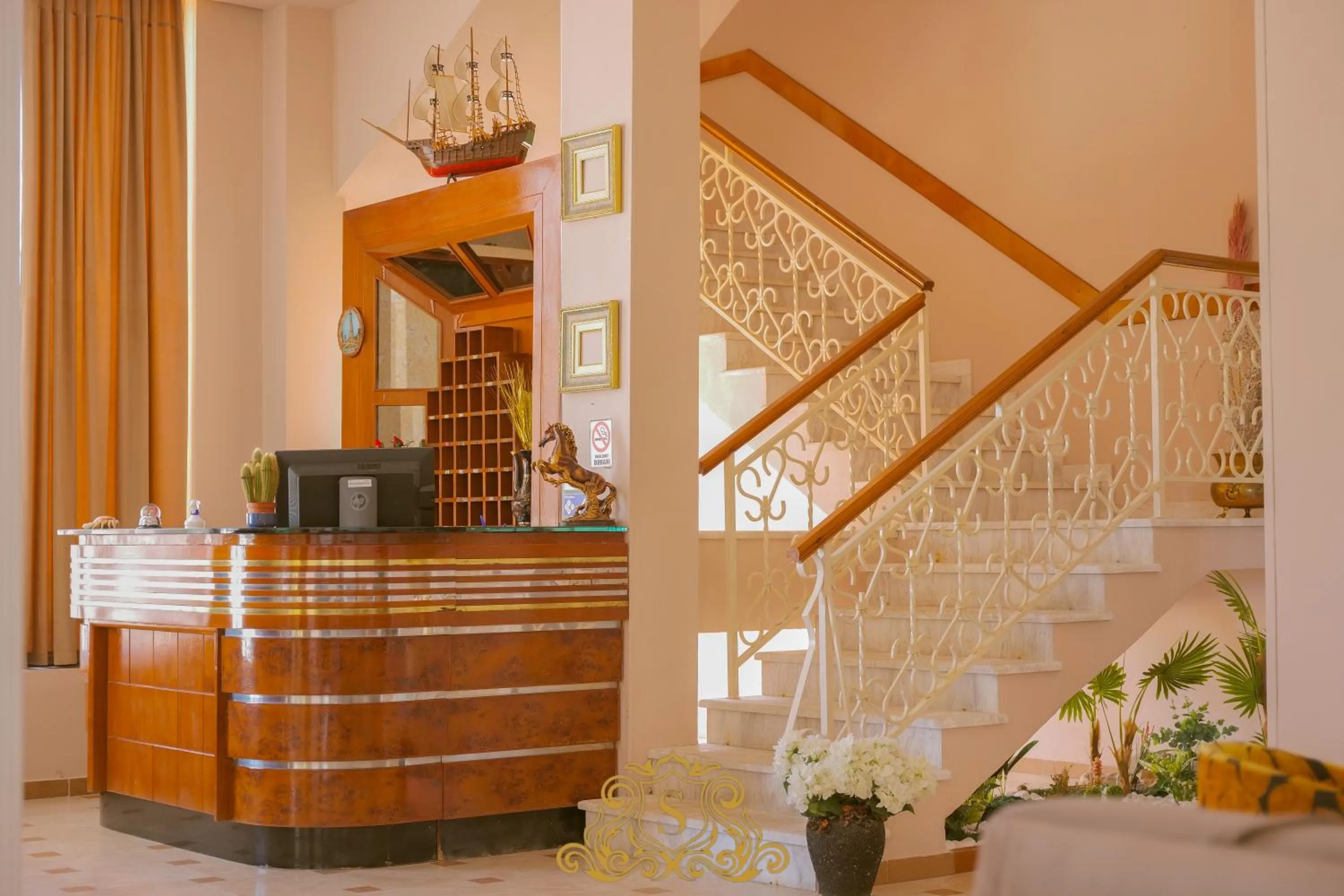 Lobby or reception in Hotel Sorrente