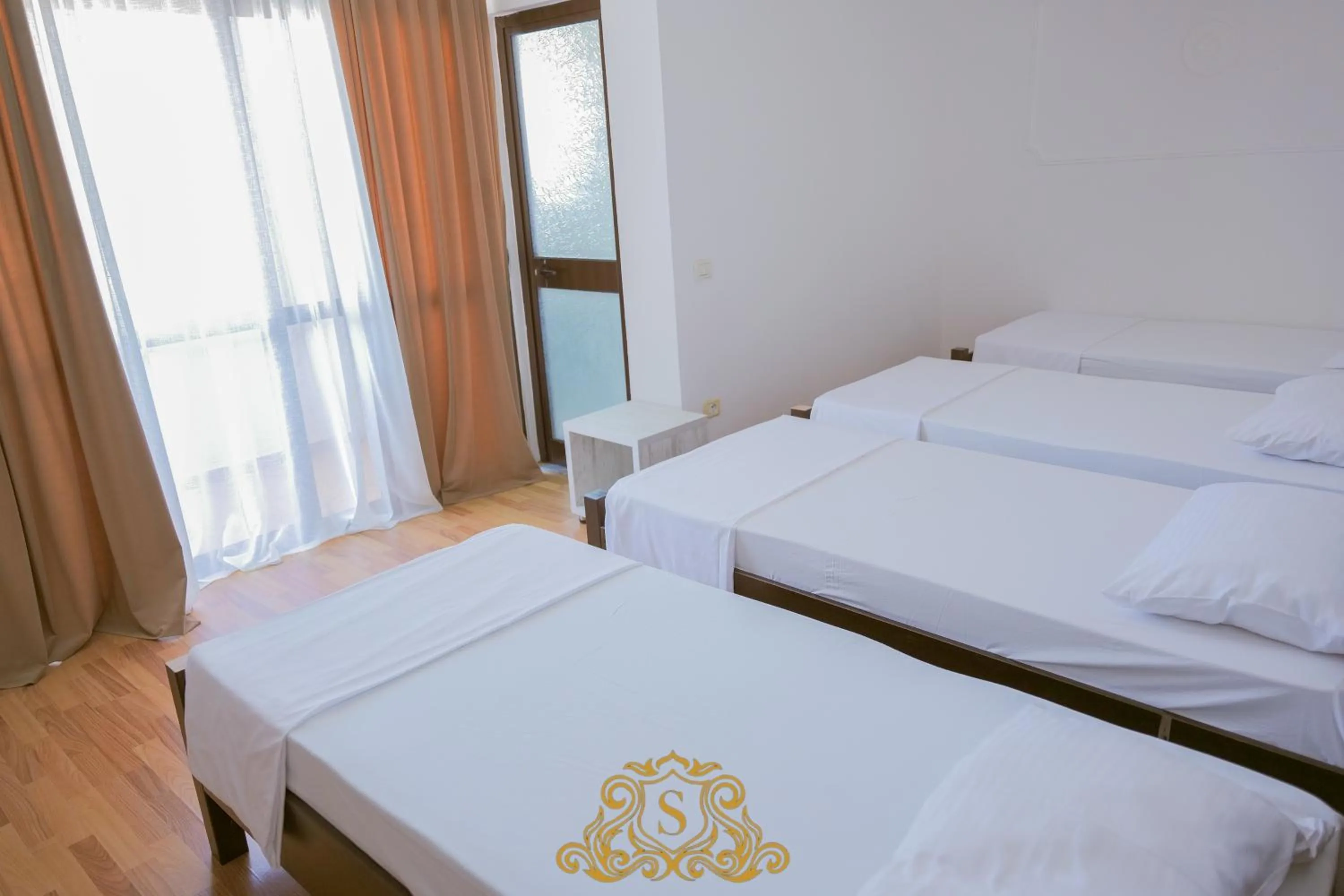 Bed in Hotel Sorrente