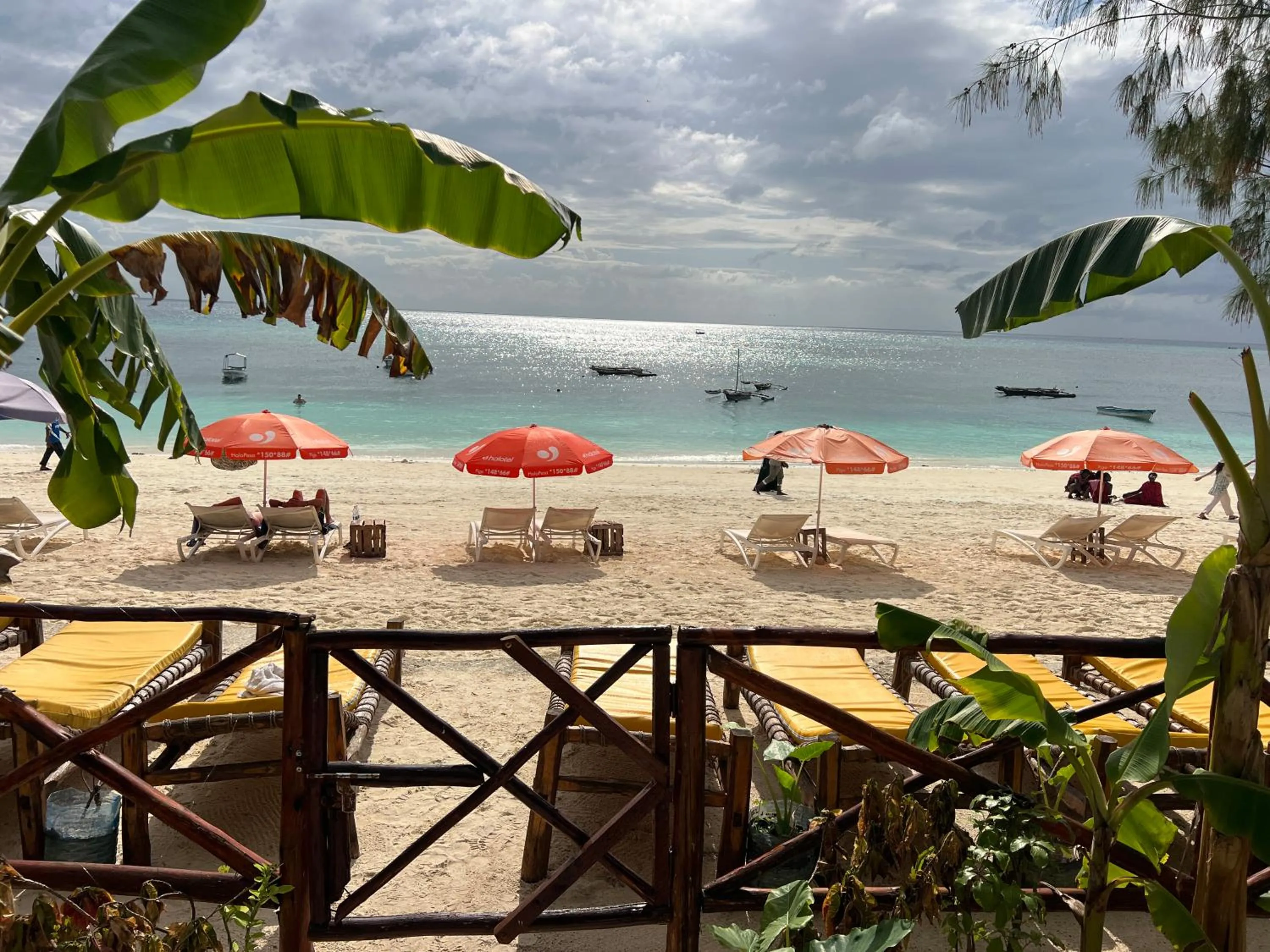 Beach in Zanzi beach hotel