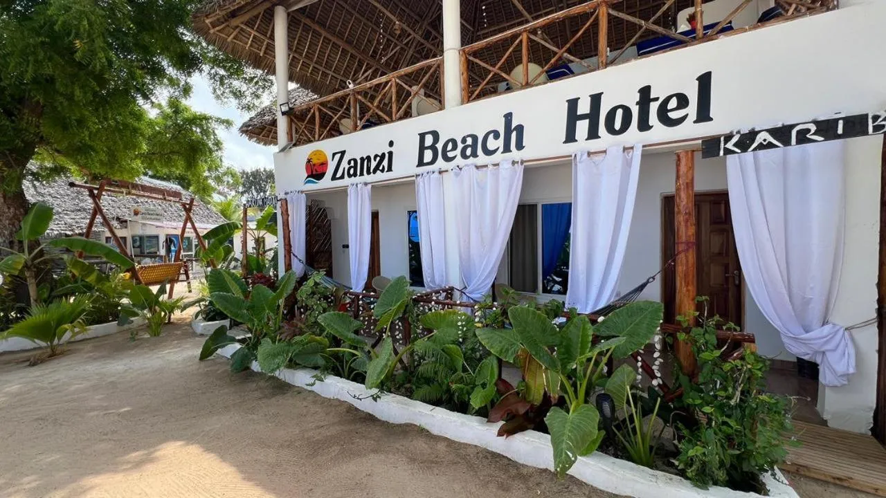 Property building in Zanzi beach hotel