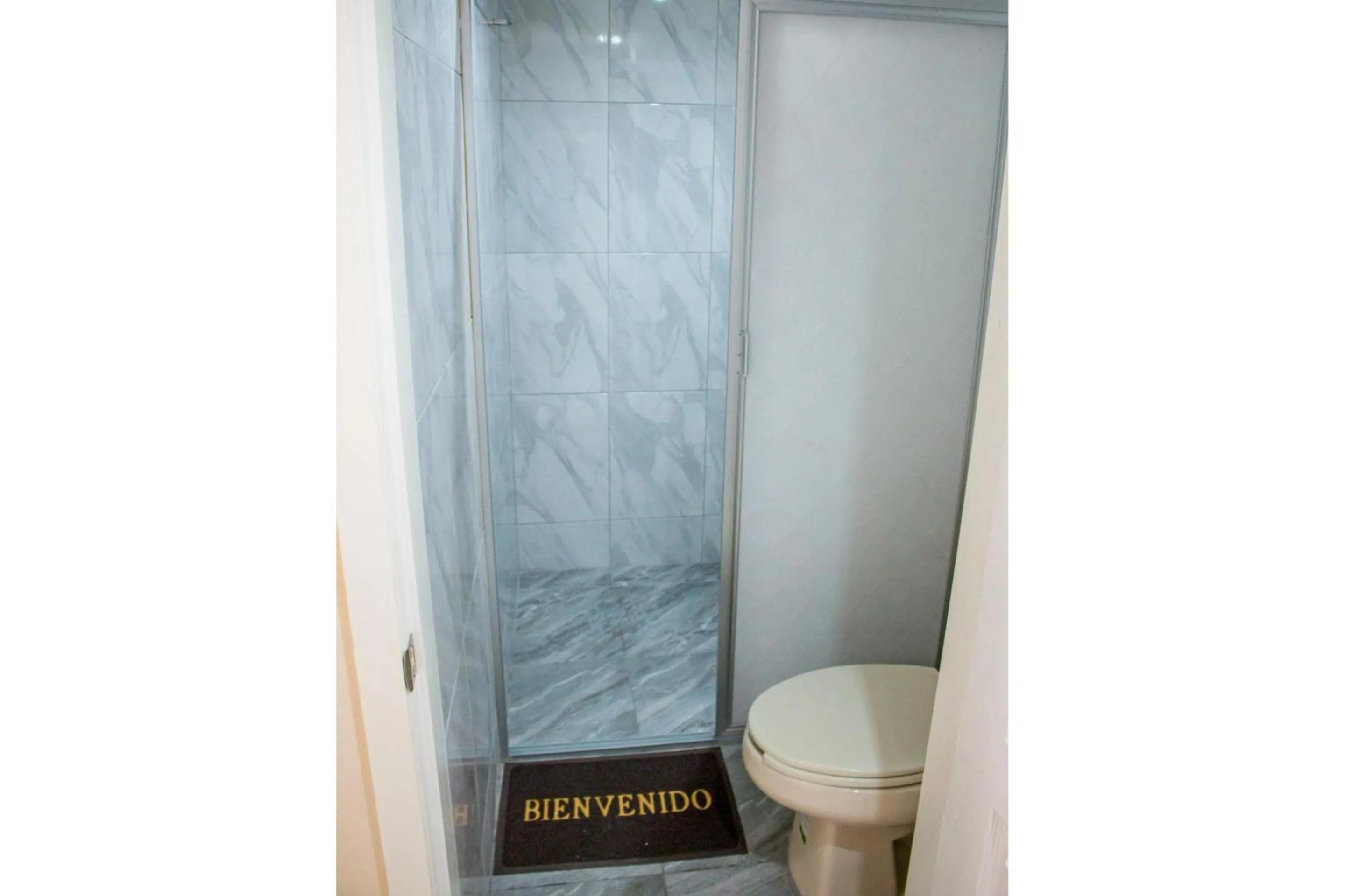 Bathroom in OYO Hotel La Playa