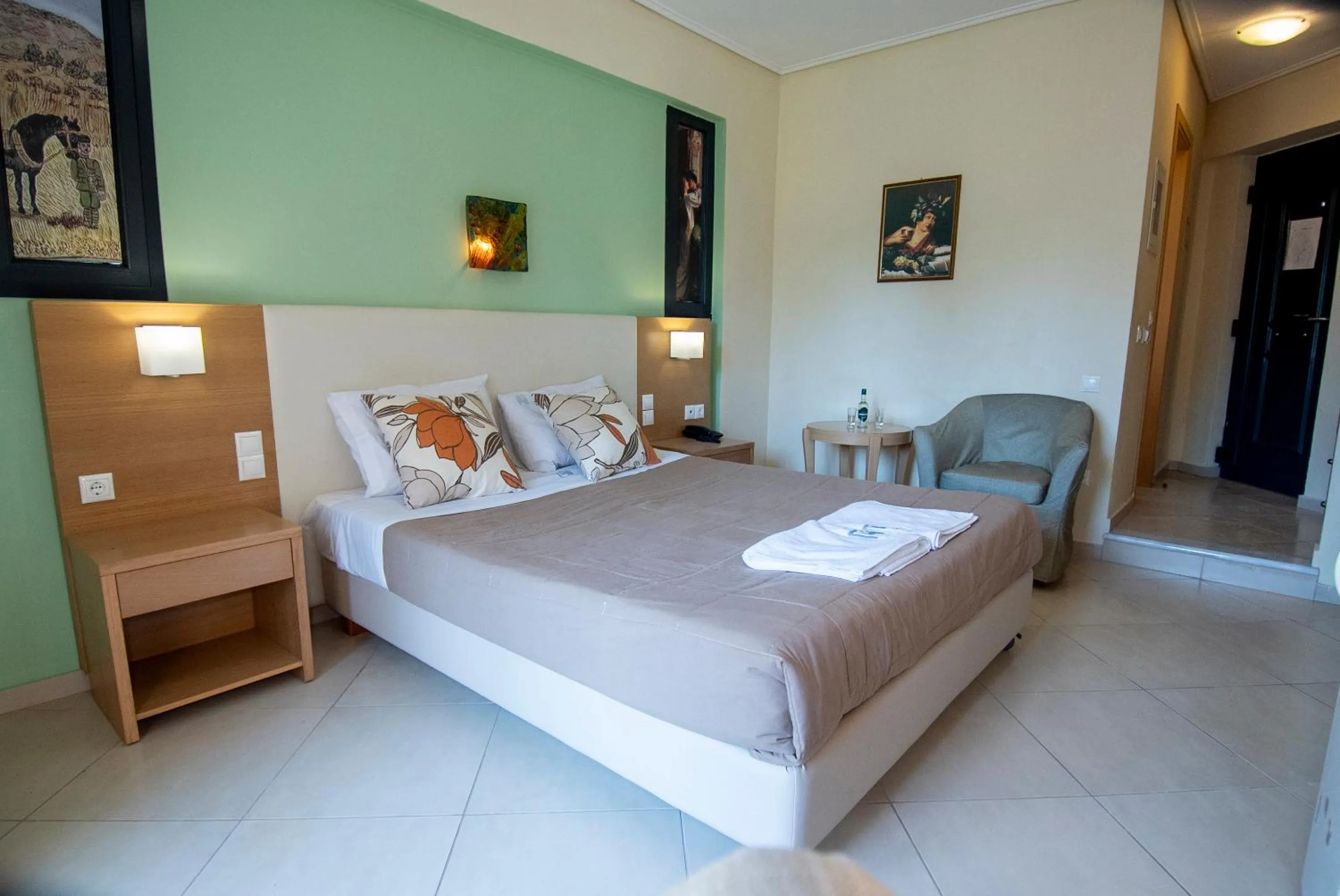 Photo of the whole room, Bed in Aeolian Gaea Hotel