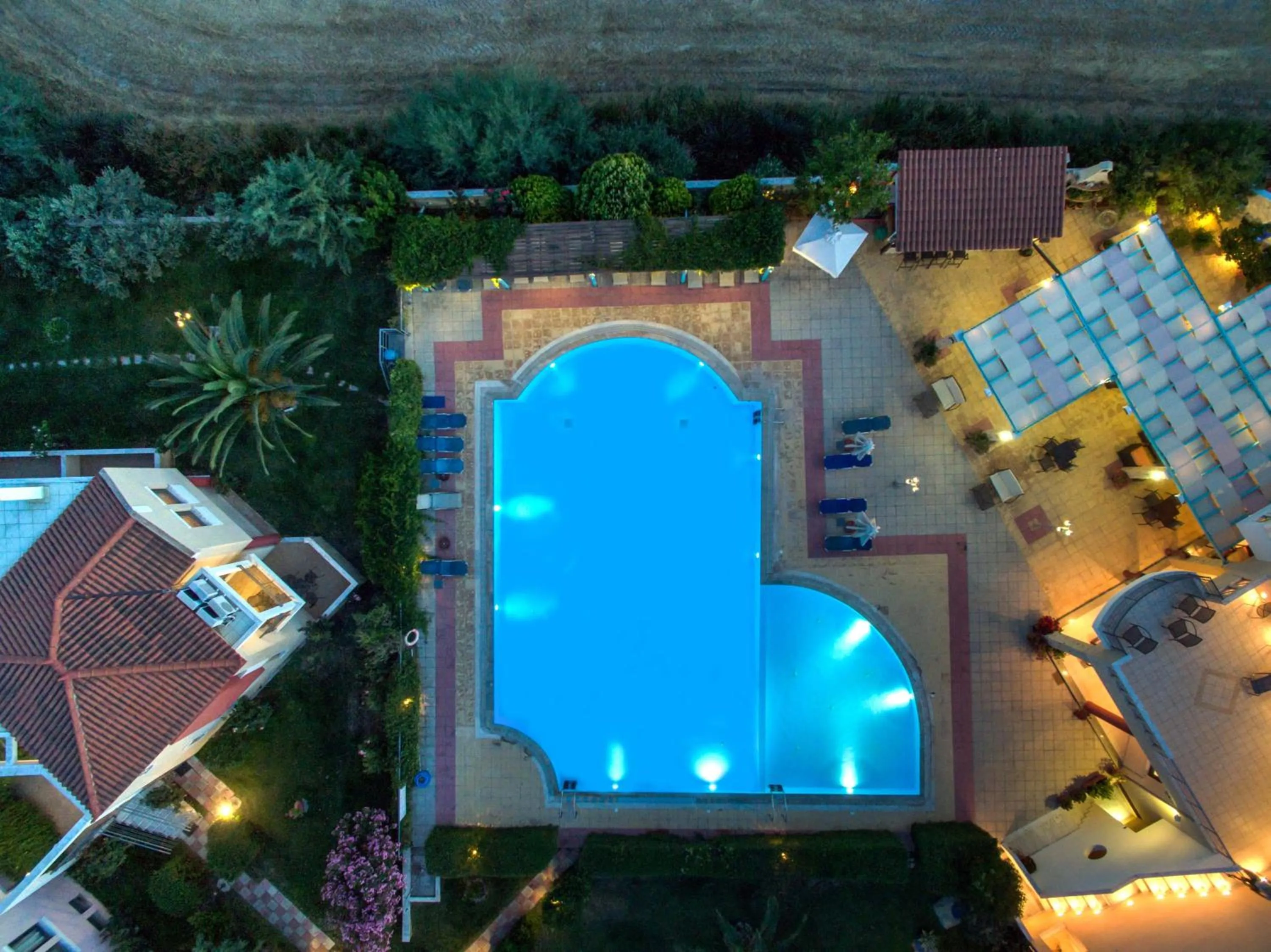 Patio in Aeolian Gaea Hotel