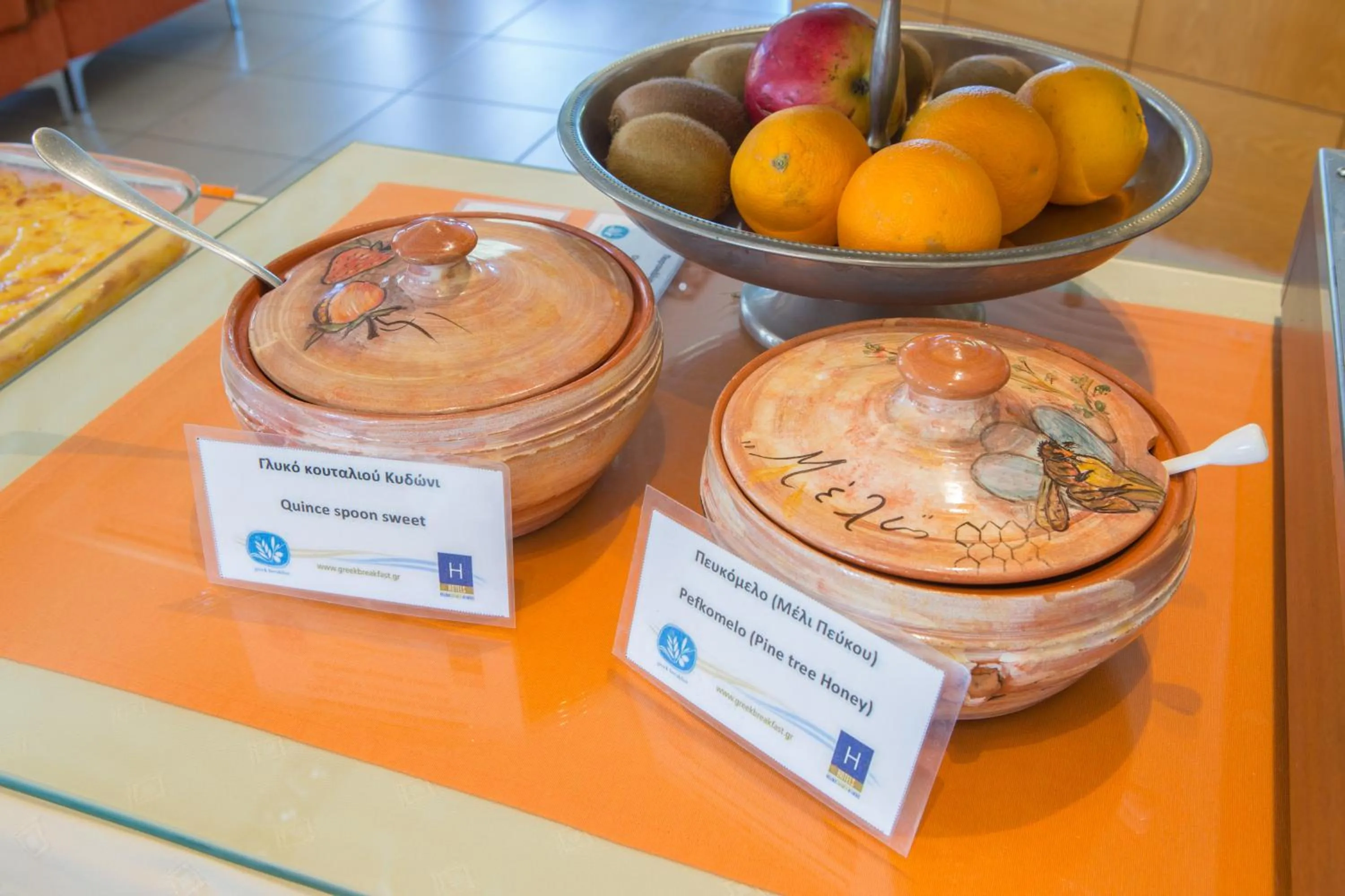 Buffet breakfast in Aeolian Gaea Hotel