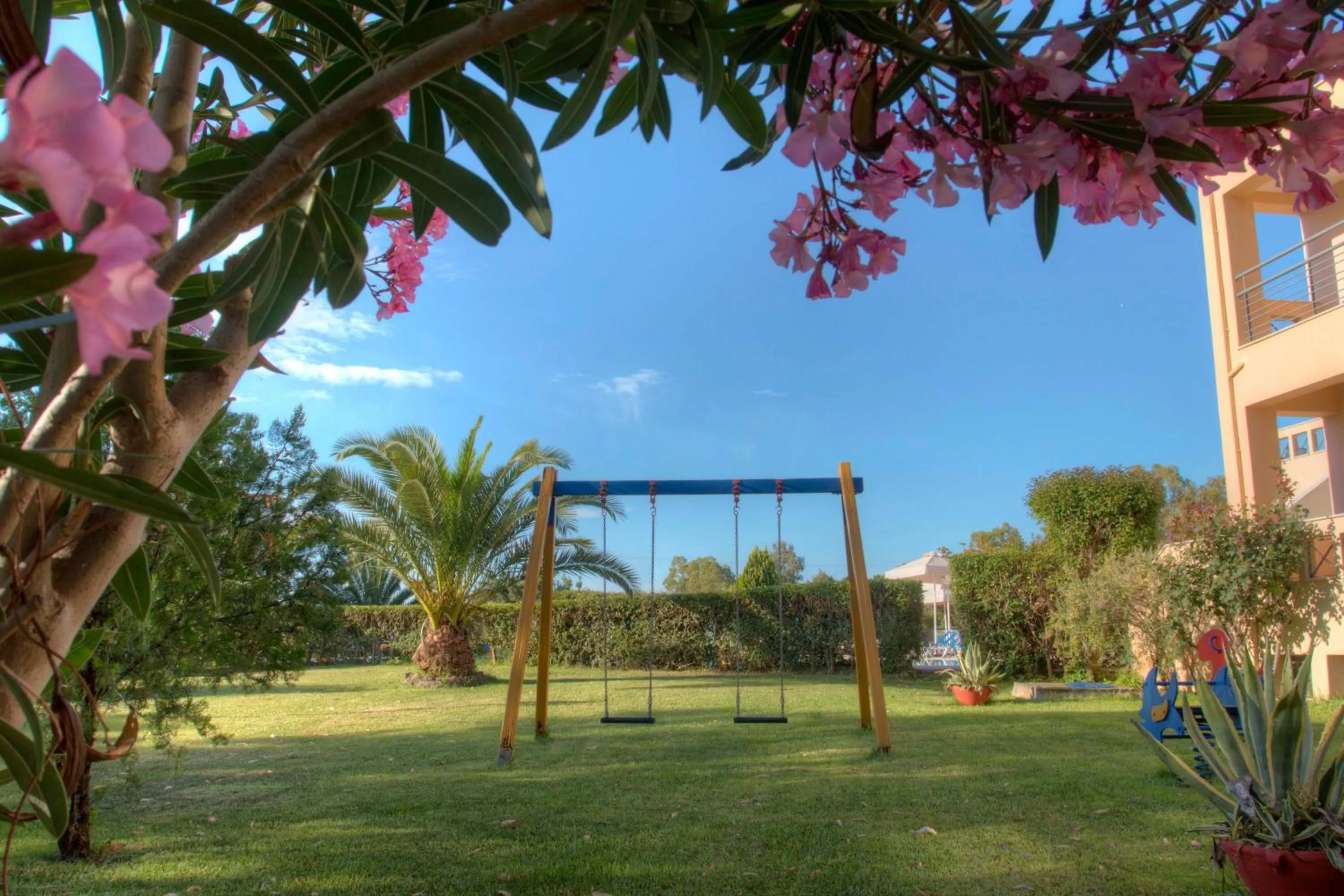 Children play ground in Aeolian Gaea Hotel