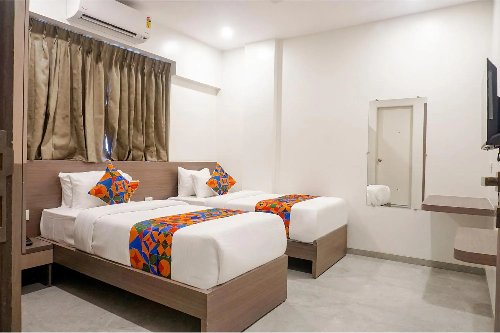 Bed in FabHotel Prime Athiti Delight Stay - Nr Shri Baneshwar Mandir, Baner