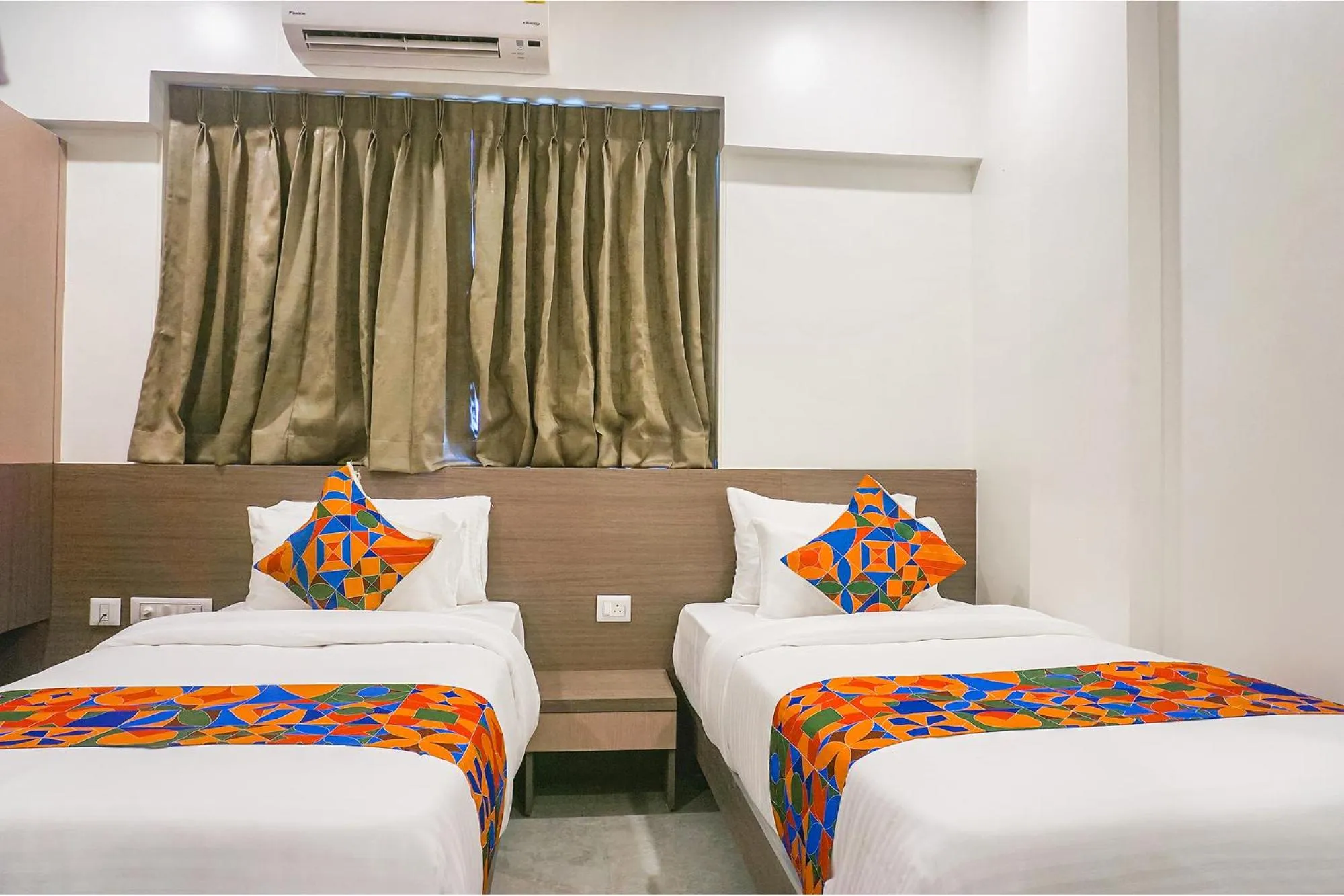 Bed in FabHotel Prime Athiti Delight Stay - Nr Shri Baneshwar Mandir, Baner